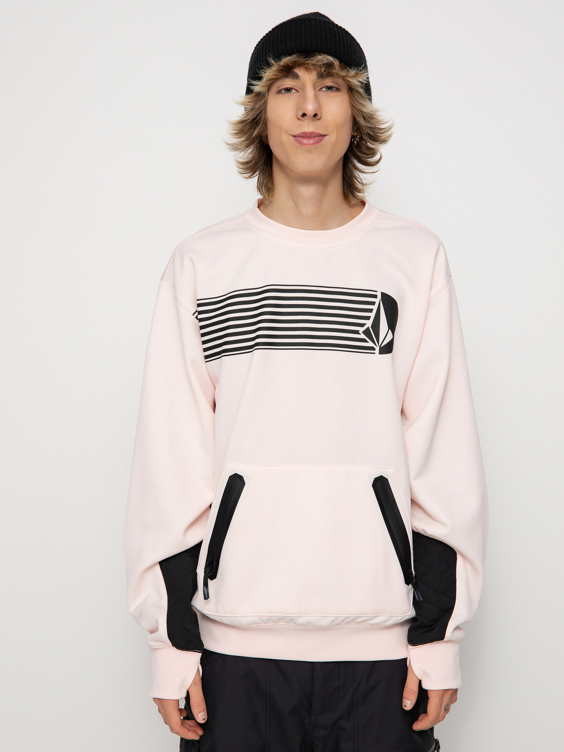 Pánska Termomikina  Volcom Let It Storm Crew (party pink)