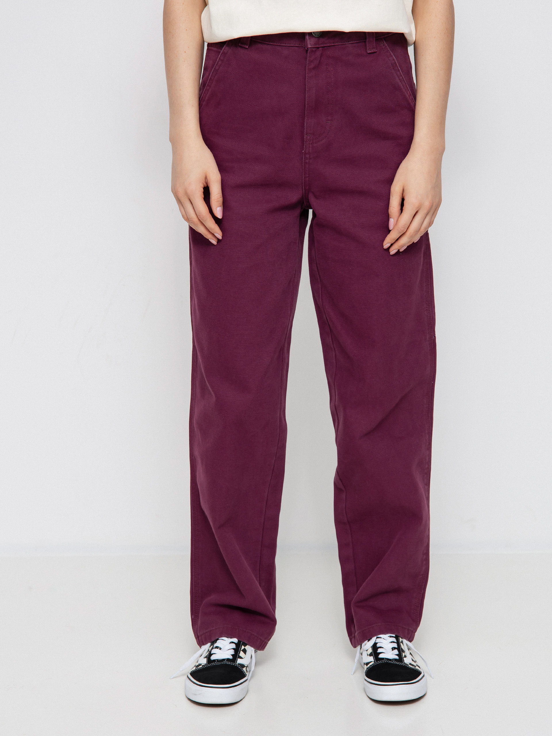 Nohavice Dickies Duck Canvas Wmn (grape wine)