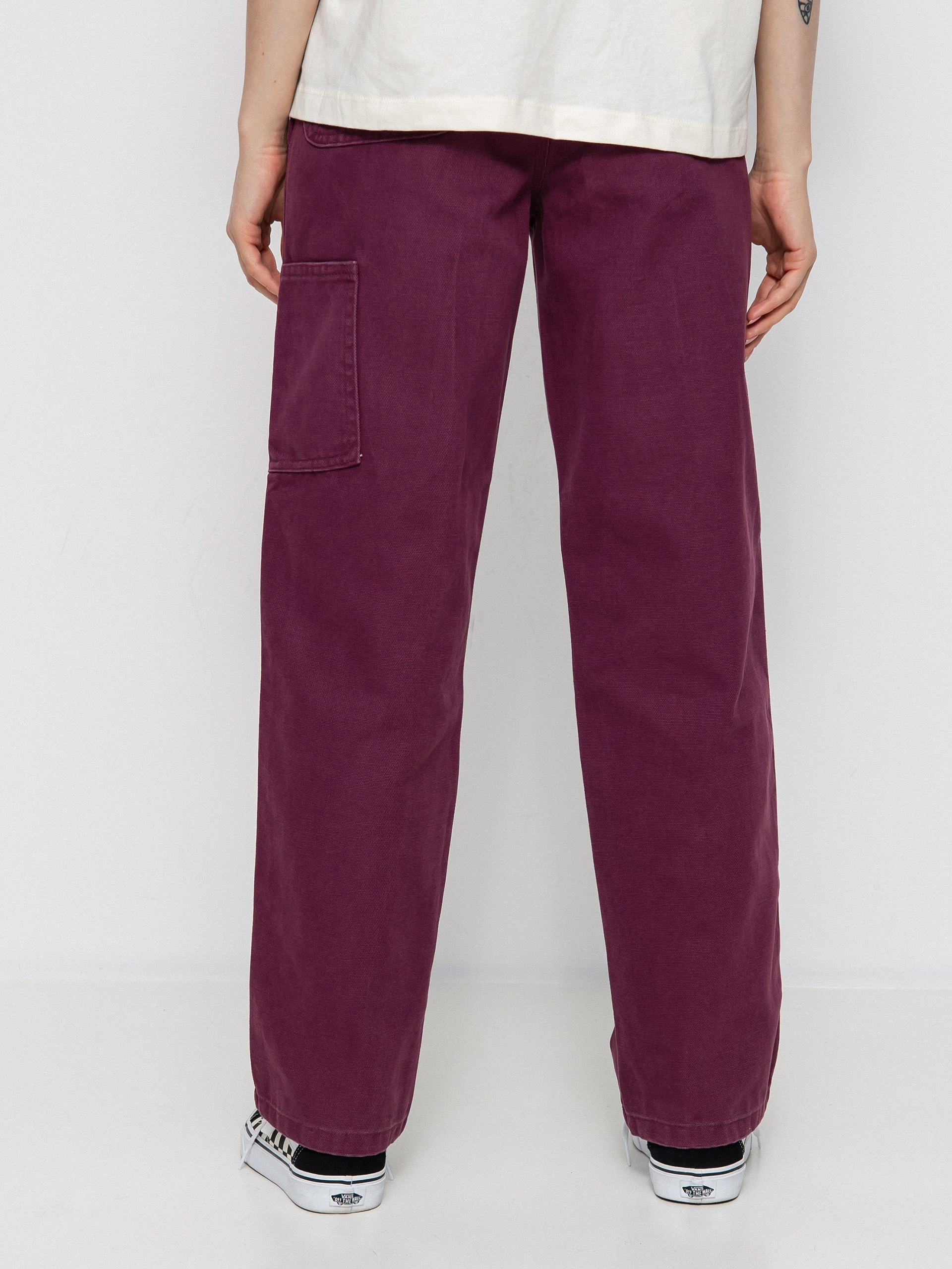 Nohavice Dickies Duck Canvas Wmn (grape wine)