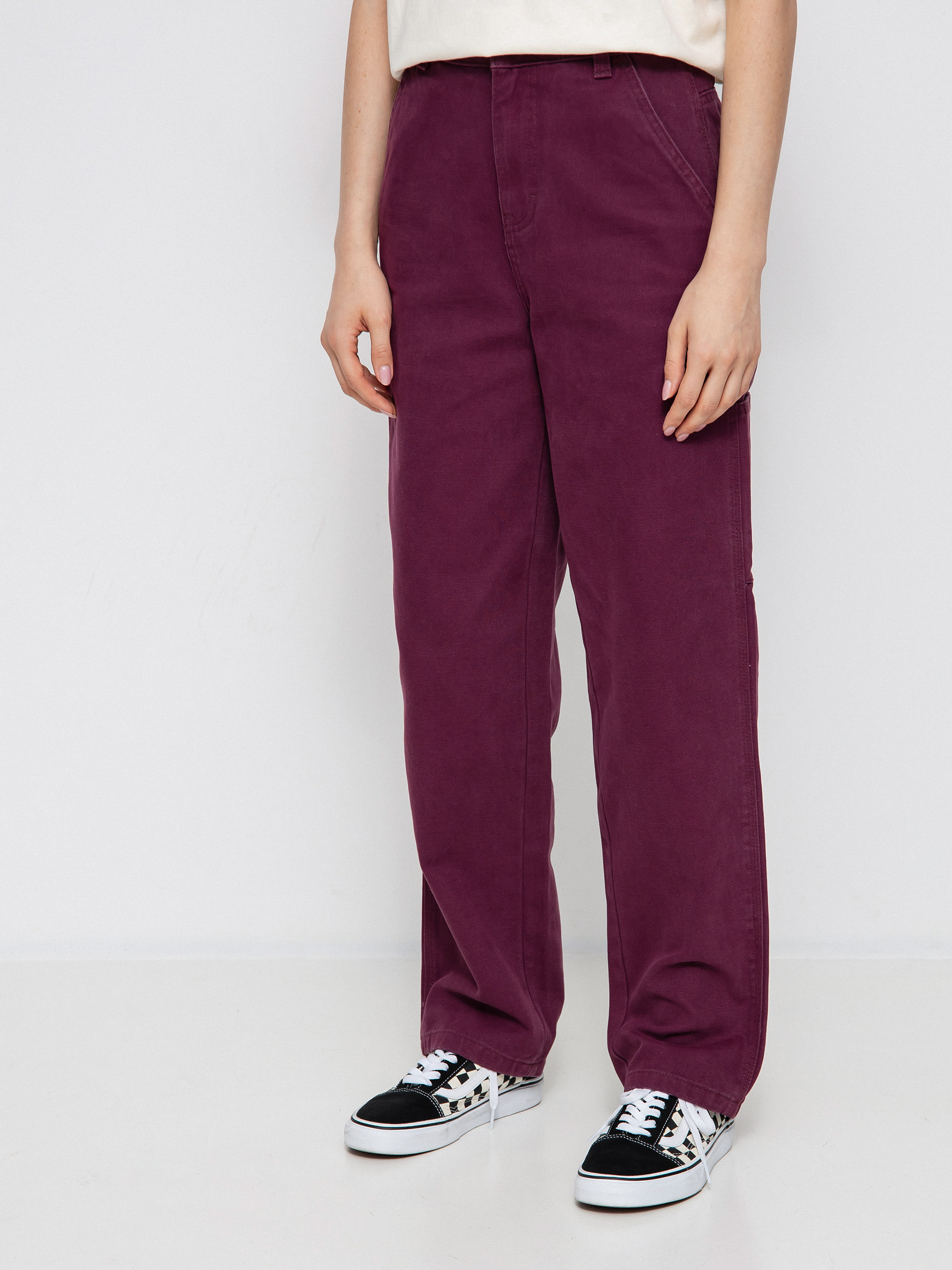 Nohavice Dickies Duck Canvas Wmn (grape wine)