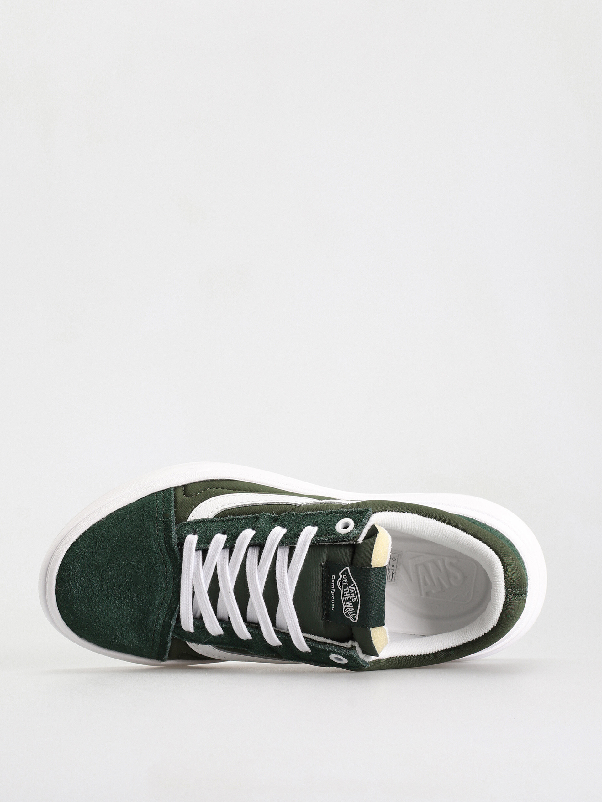 Topánky Vans Old Skool Overt CC (dark green/white)