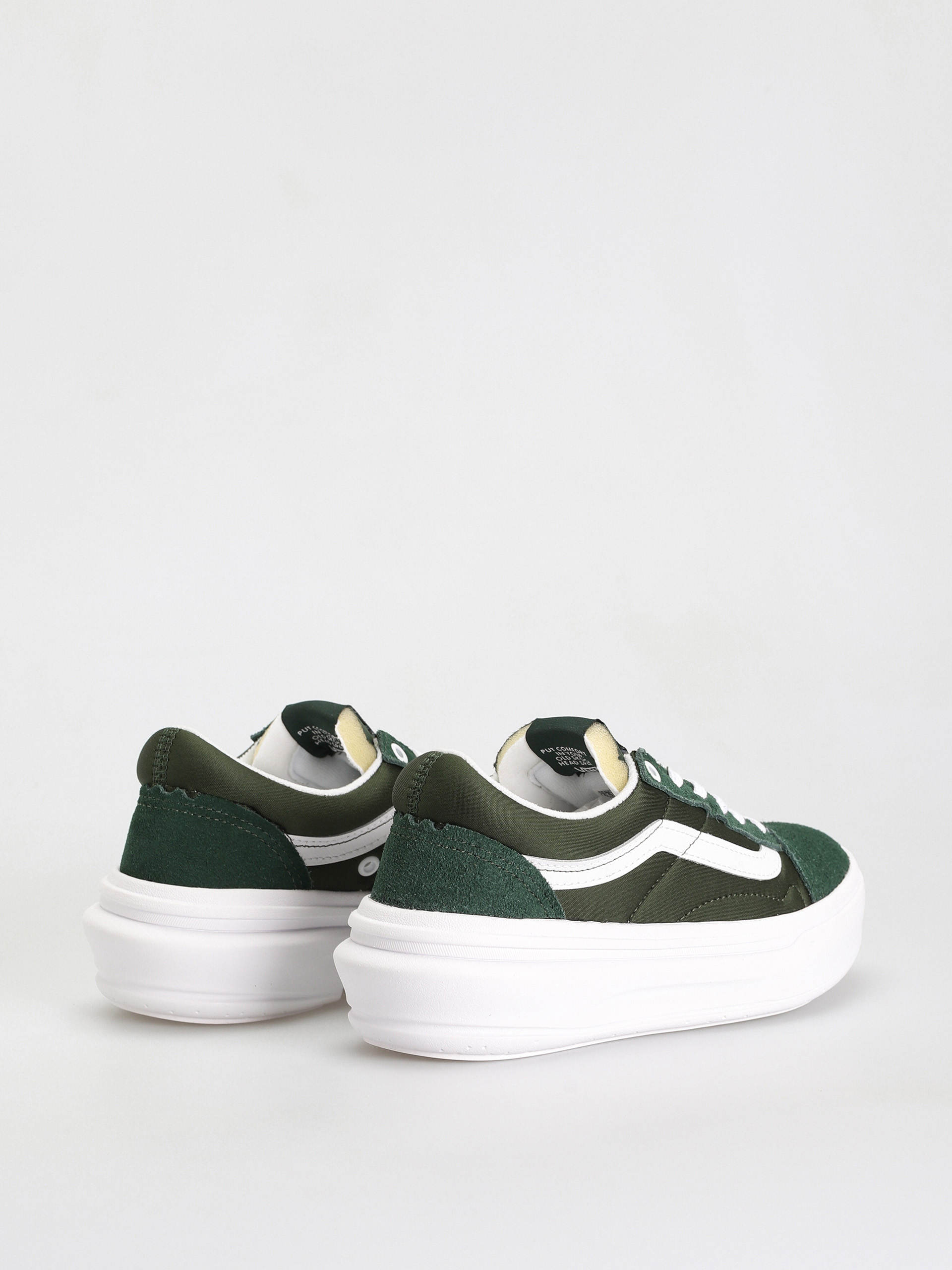 Topánky Vans Old Skool Overt CC (dark green/white)