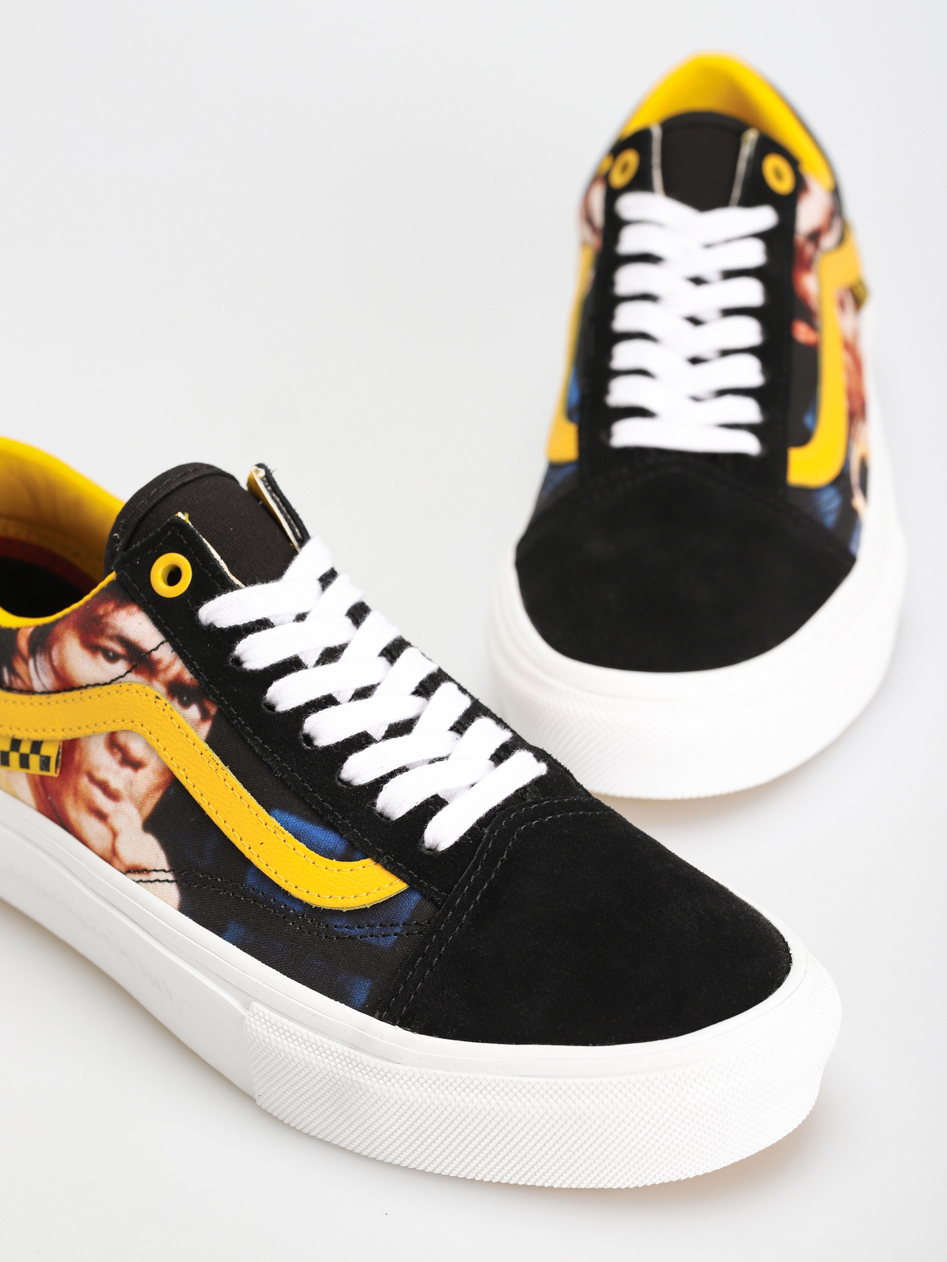 Topánky Vans Skate Old Skool (bruce lee black/yellow)