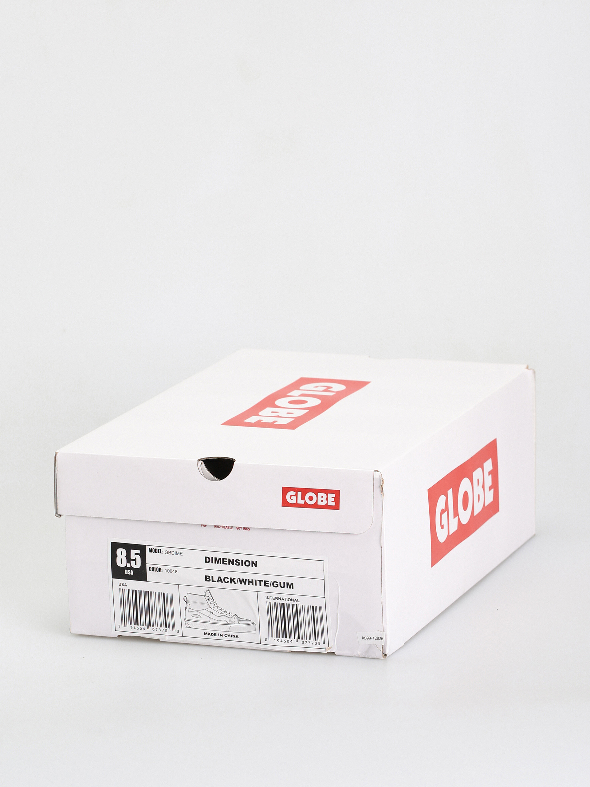 Topánky Globe Dimension (black/white/gum)