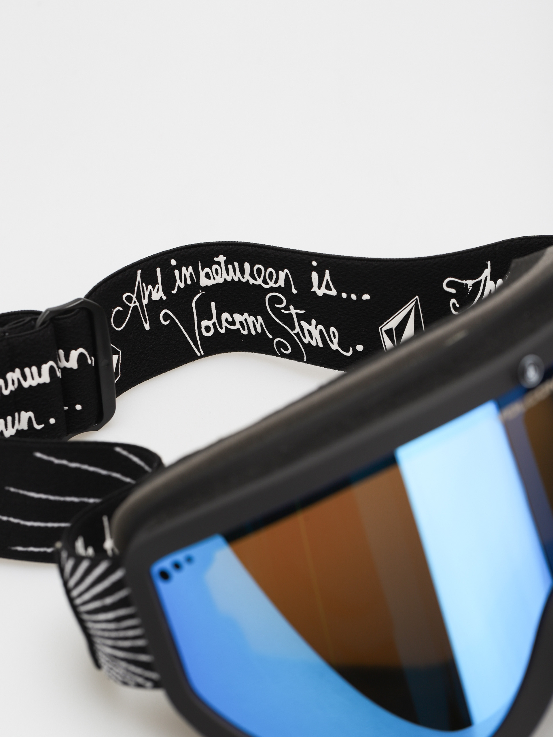 Snowboardové okuliare Volcom Footprints (jamie lynn blue chrome)