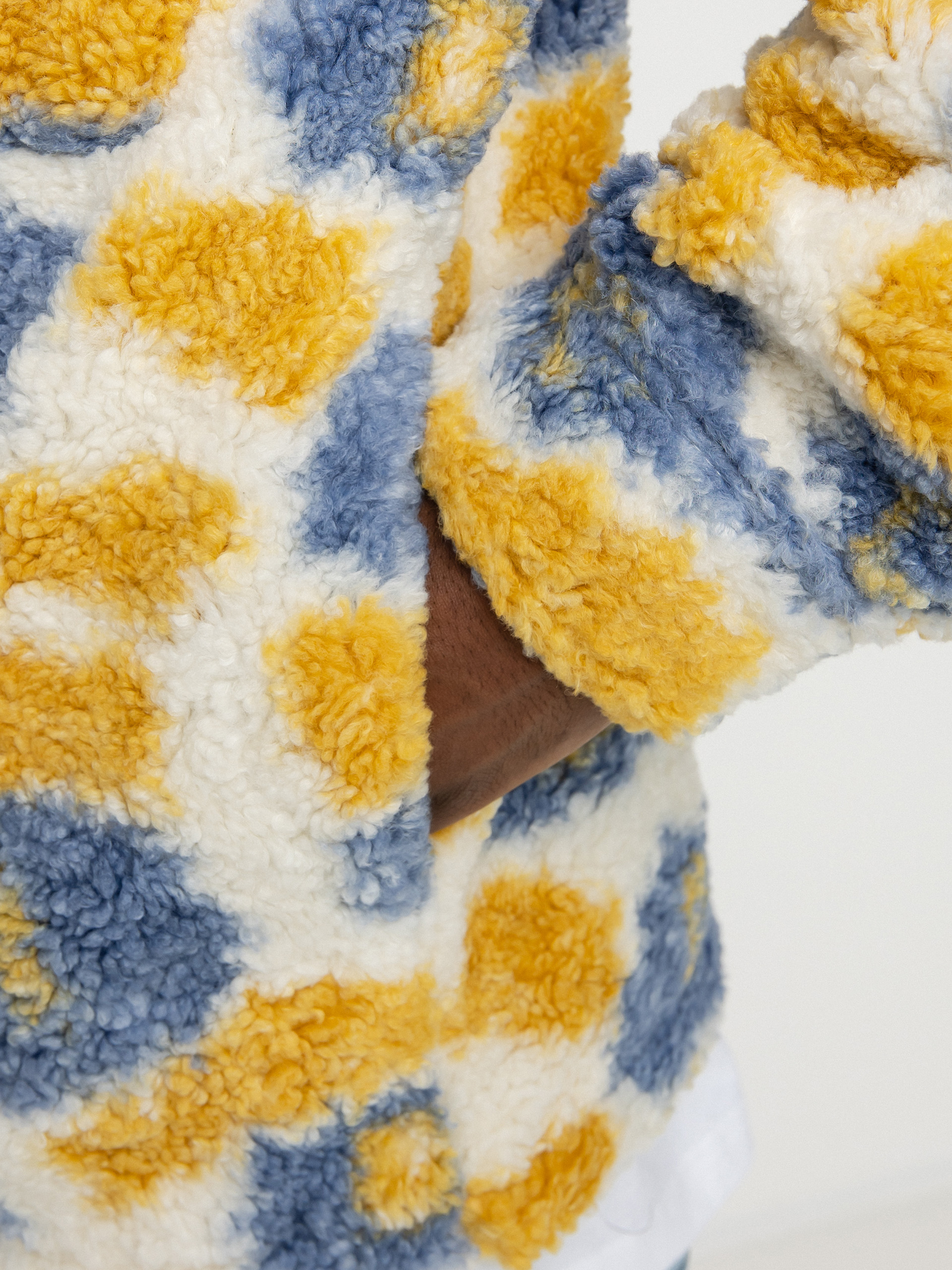 Bunda OBEY Romie Sherpa (vintage blue multi)