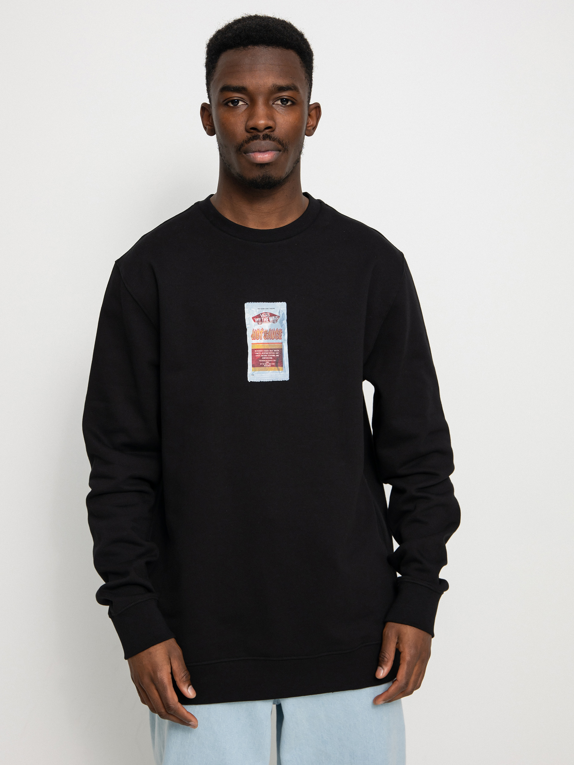 Mikina Vans Hot Sauce Crew (black)