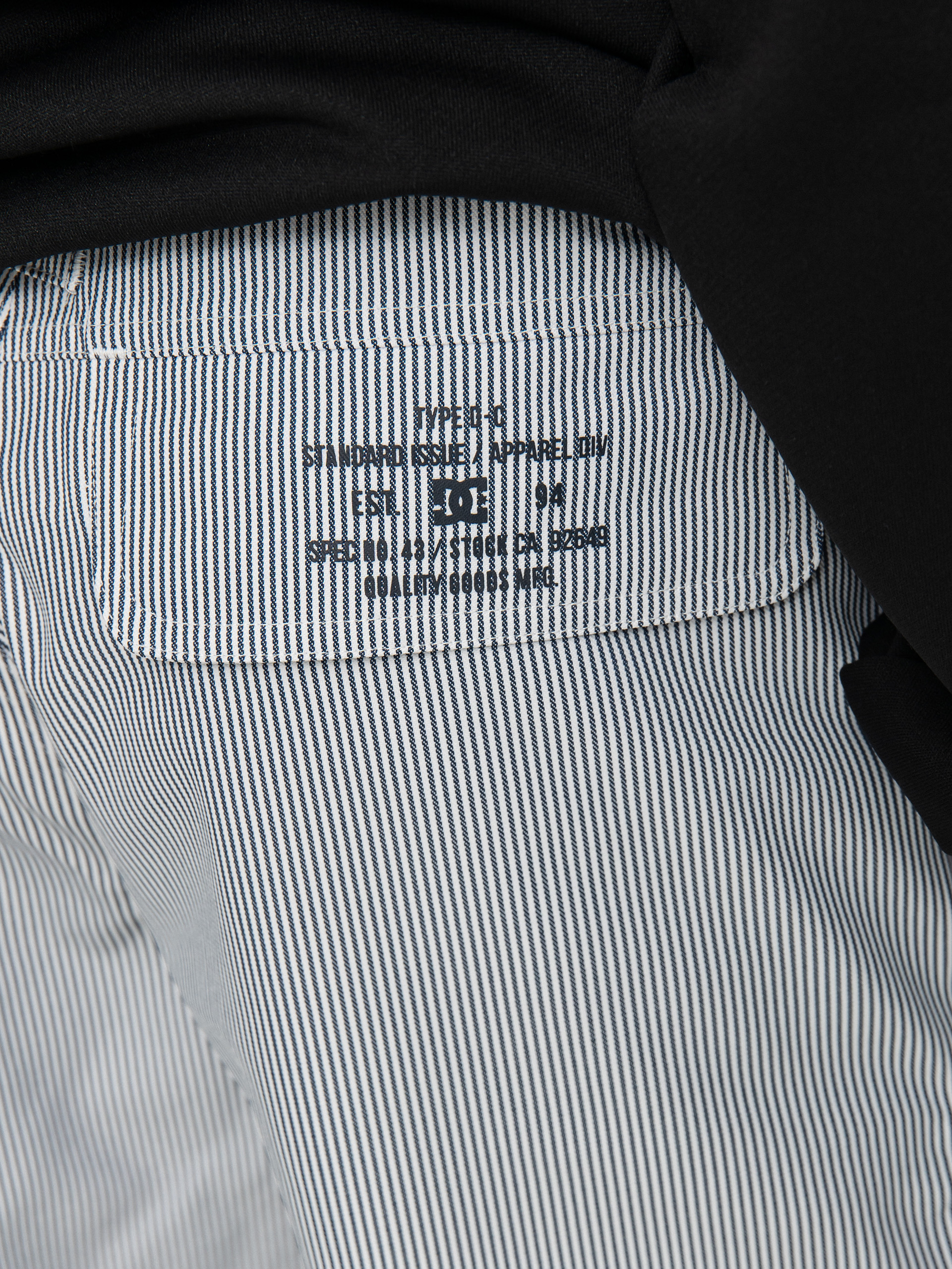 Pánske Snowboardové nohavice DC Code (hickory stripe)