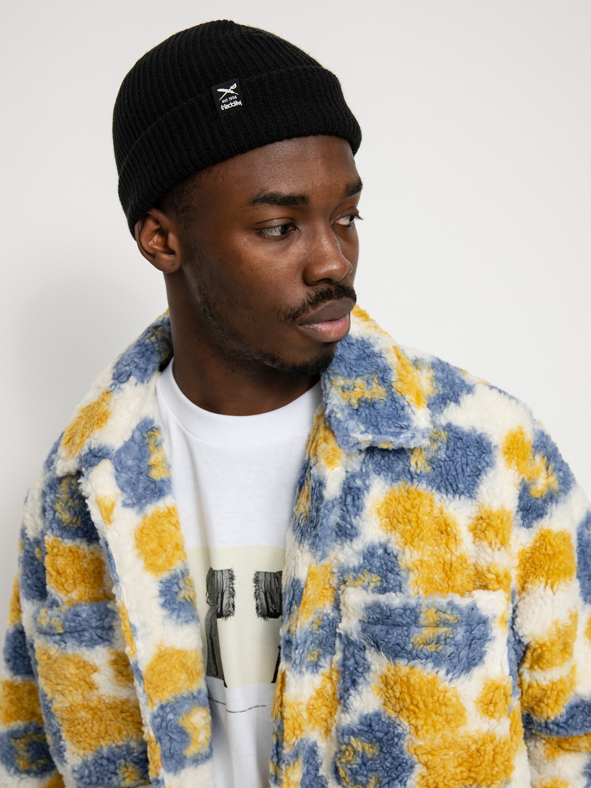 Bunda OBEY Romie Sherpa (vintage blue multi)