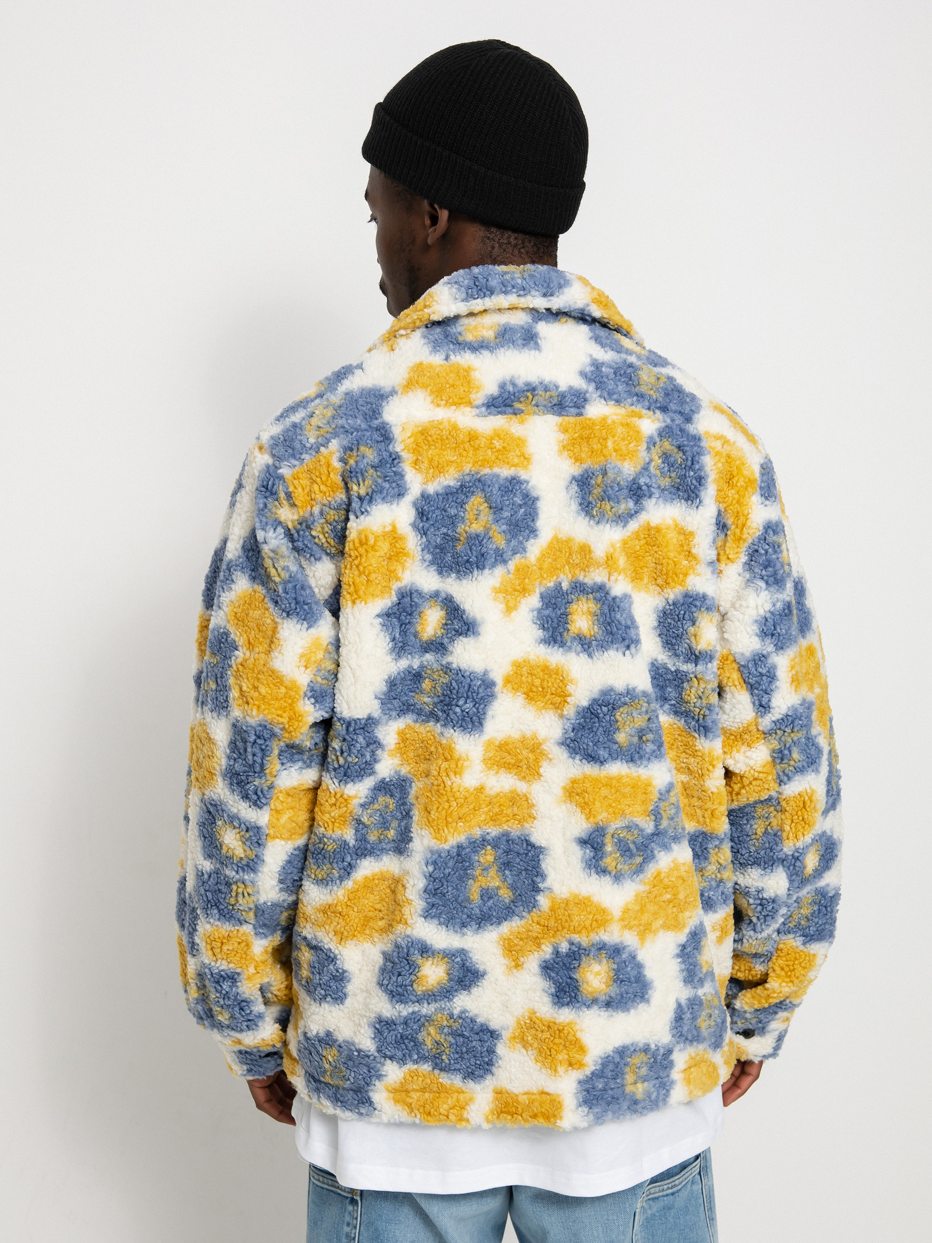 Bunda OBEY Romie Sherpa (vintage blue multi)