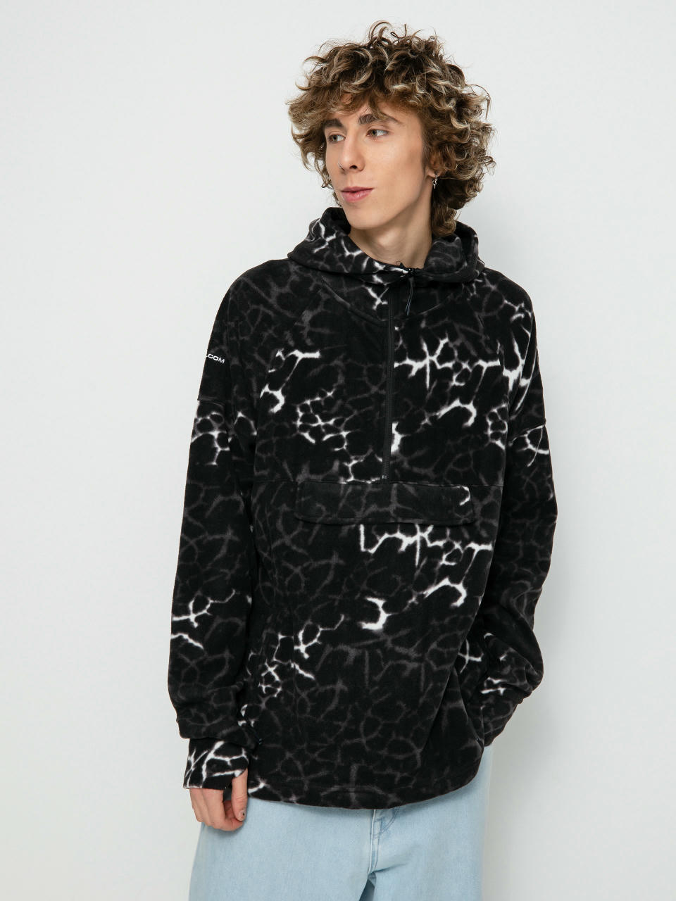 Termomikina  Volcom V Science 1/2 Zip HD (black giraffe)