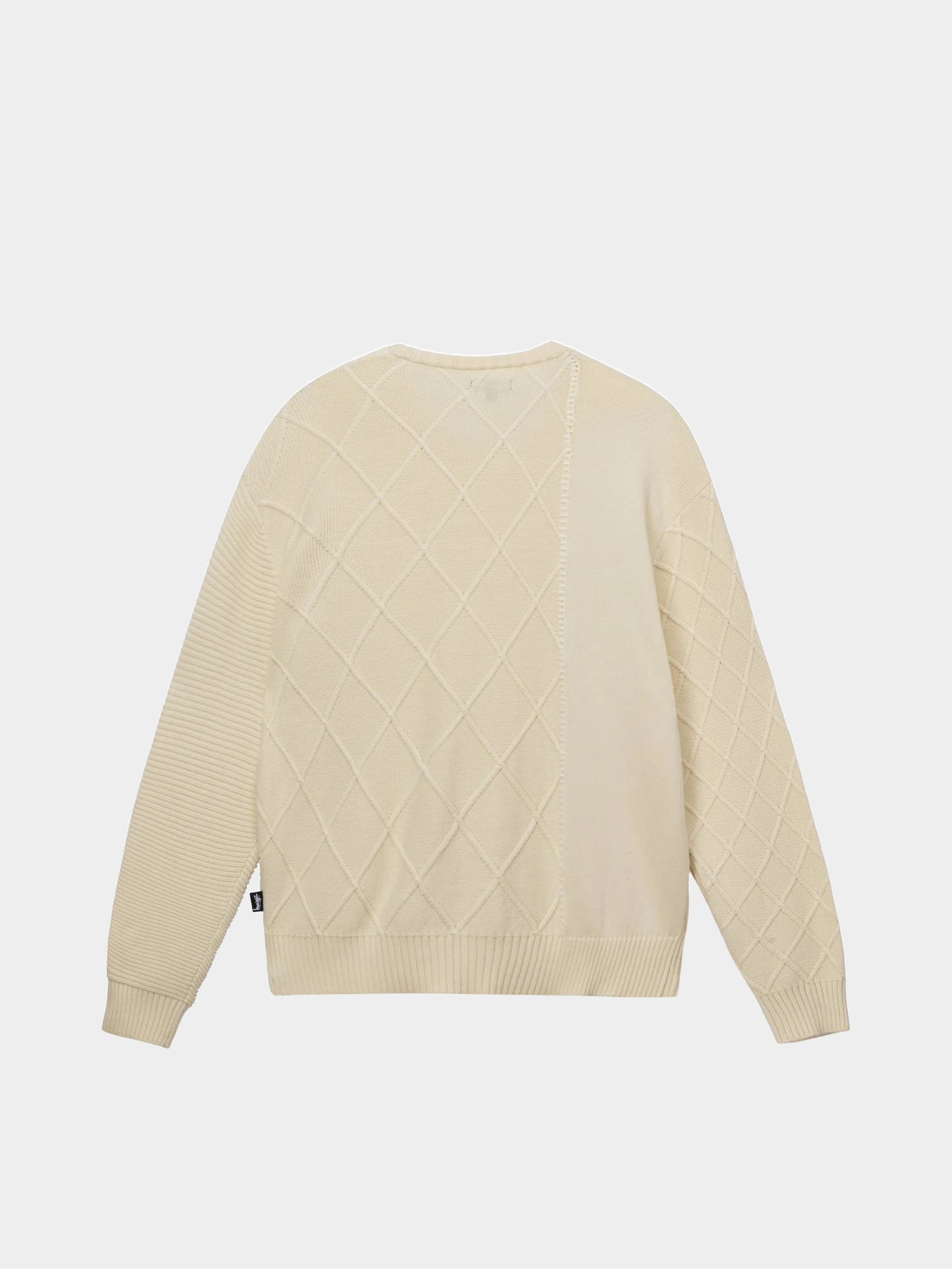 Sveter Stussy Patchwork (natural)