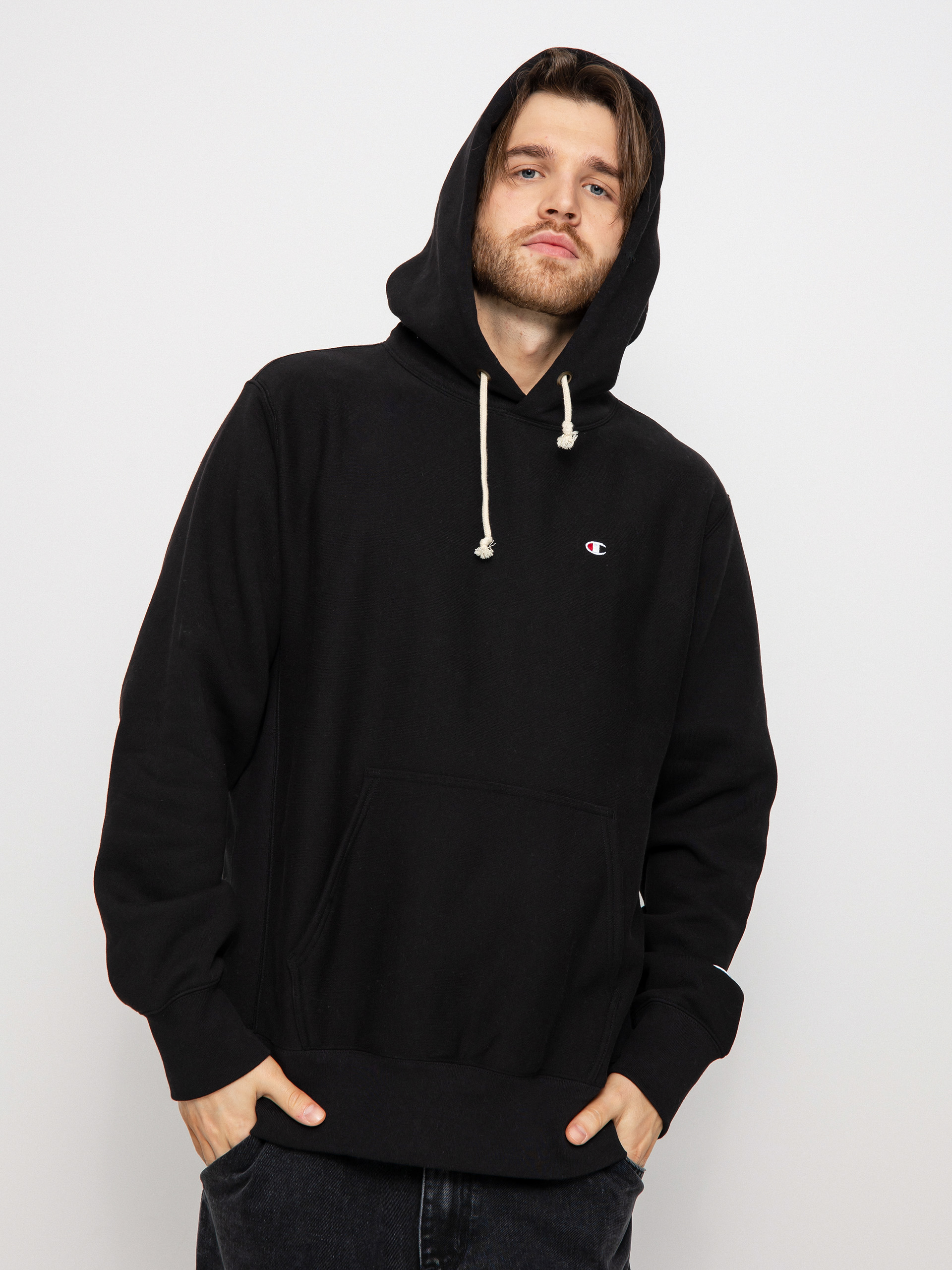 Mikina s kapucňou Champion Hooded Sweatshirt 217976 HD (nbk)