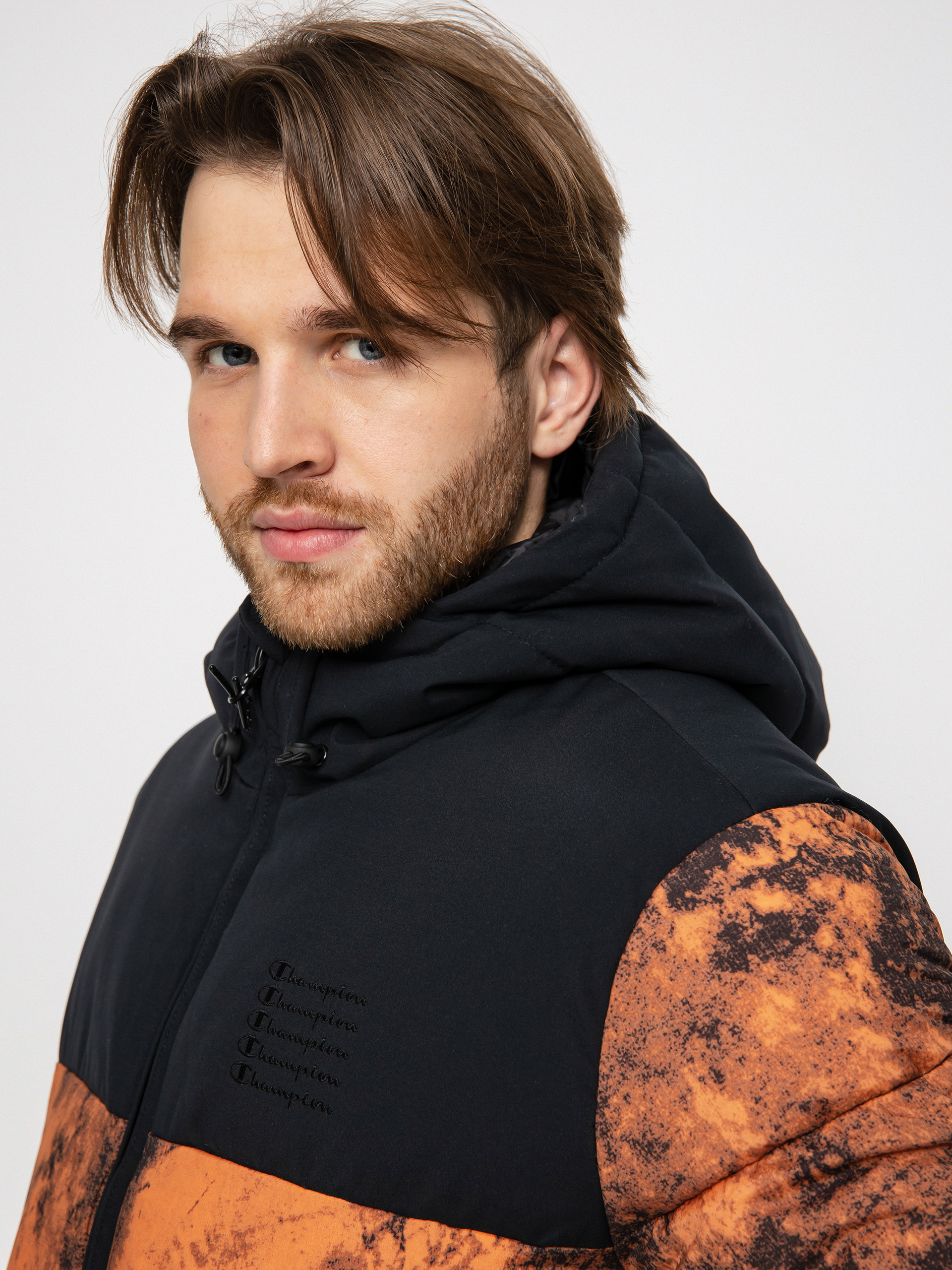 Bunda Champion Hooded Jacket 218087 (abw/allover/nbk)