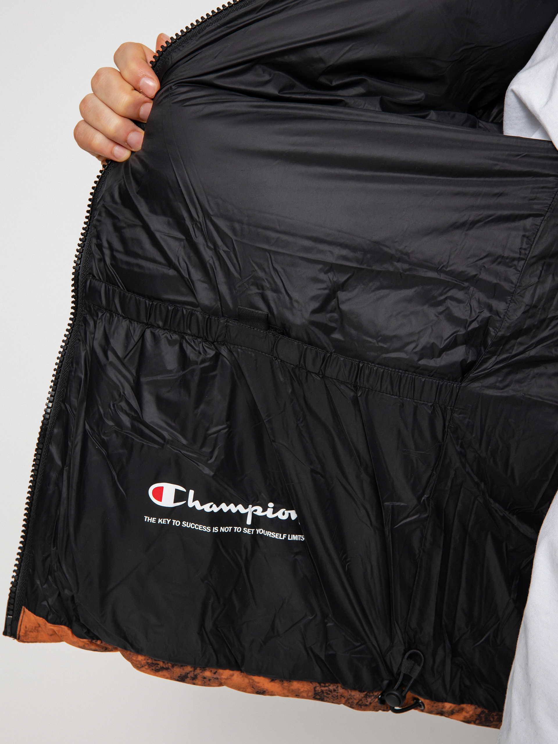 Bunda Champion Hooded Jacket 218087 (abw/allover/nbk)