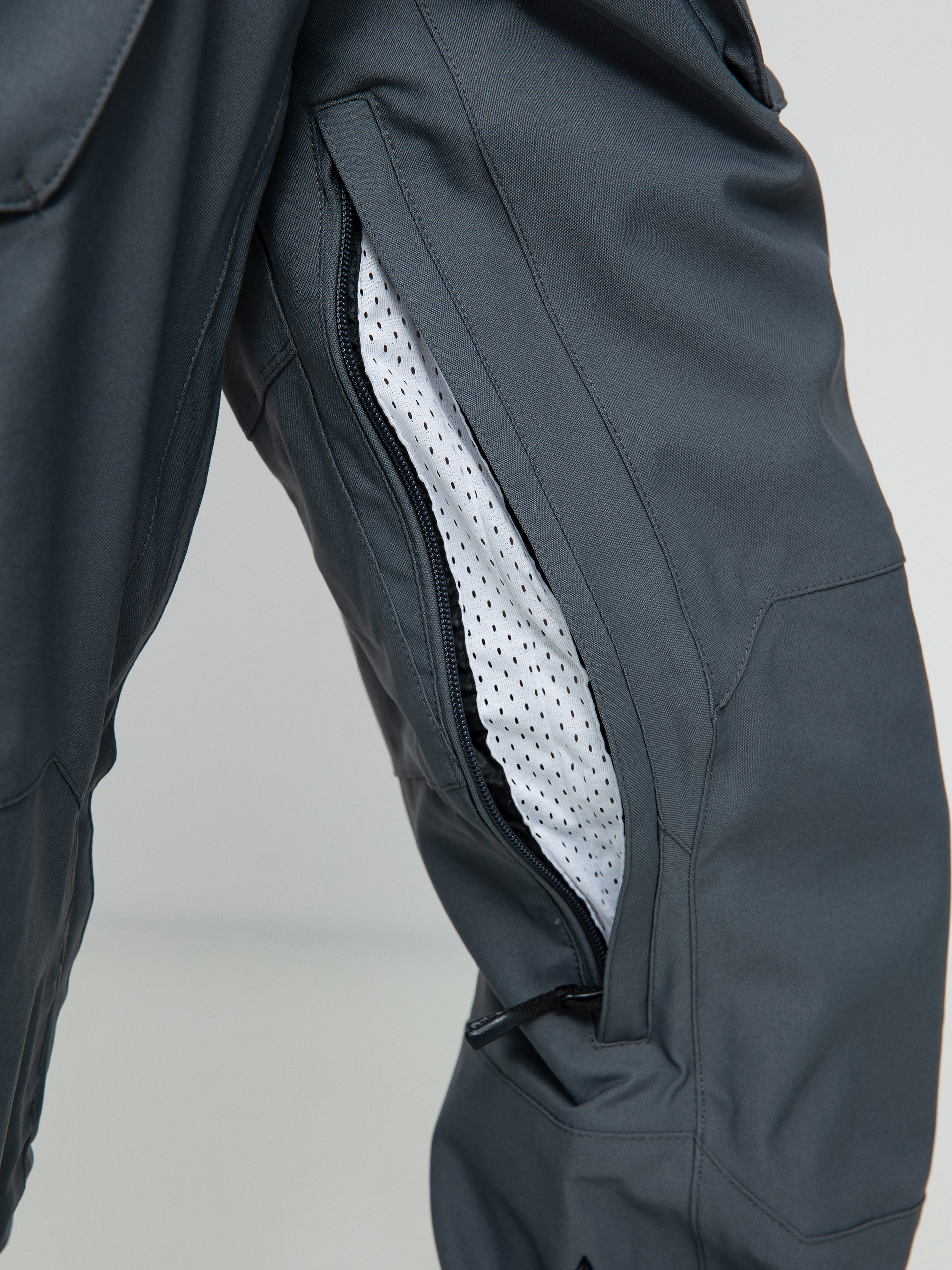 Pánske Snowboardové nohavice Volcom Roan Bib Overall (dark grey)