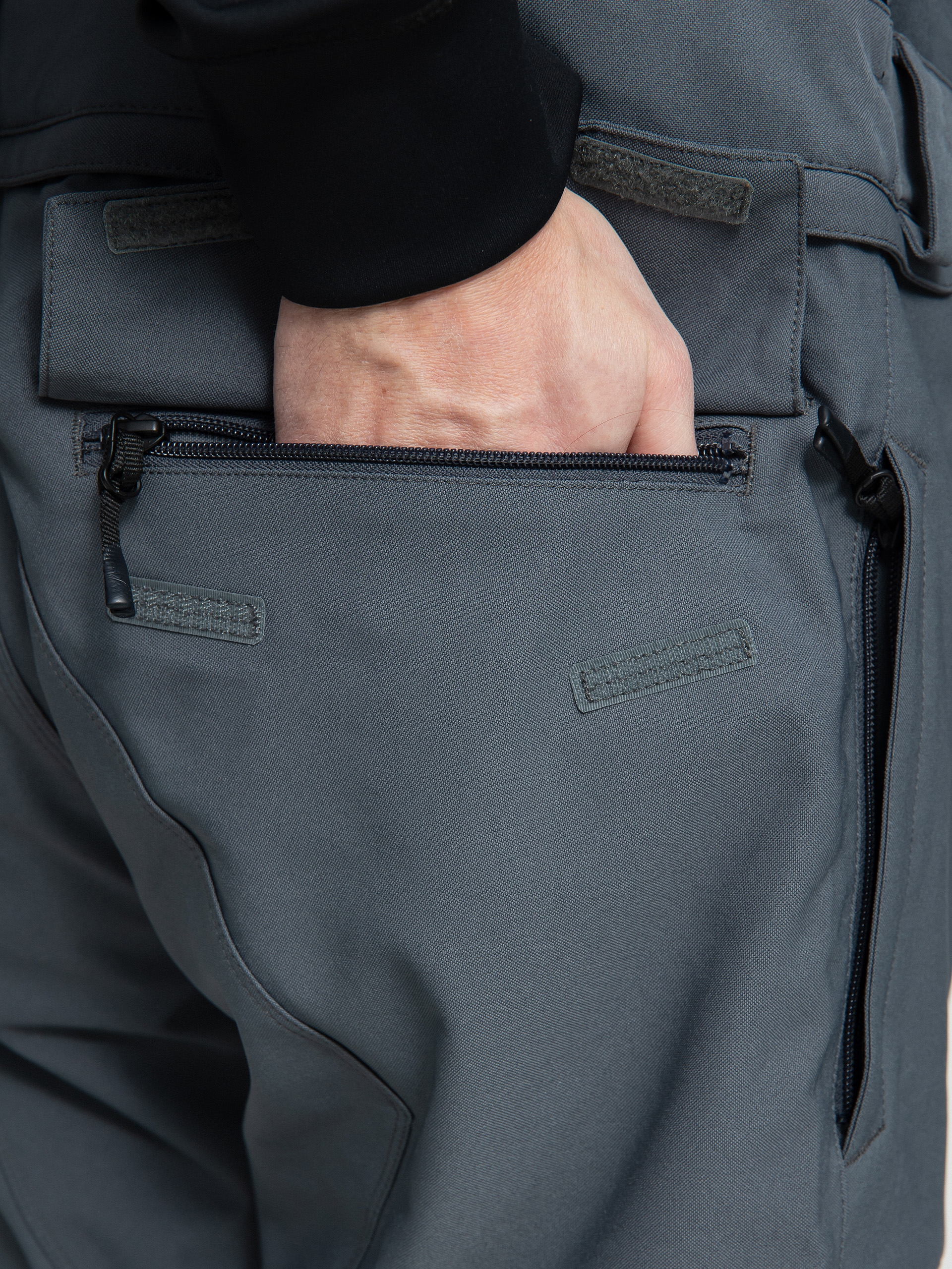 Pánske Snowboardové nohavice Volcom Roan Bib Overall (dark grey)