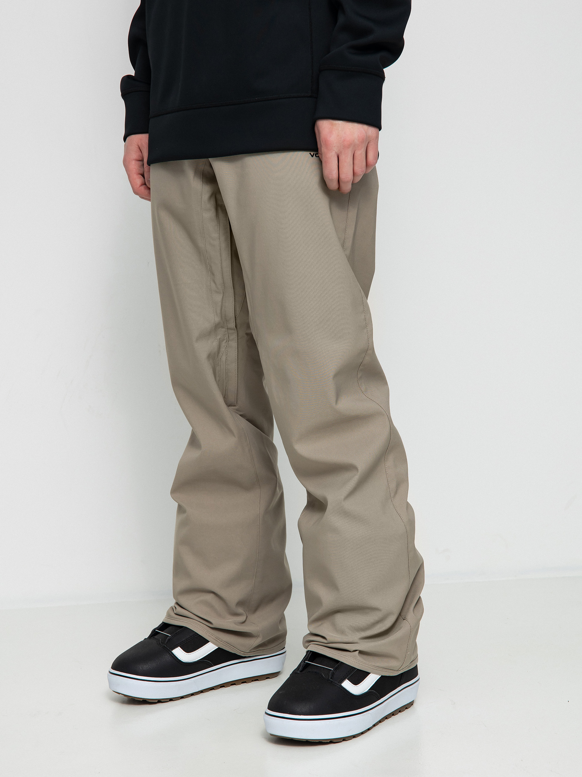 Pánske Snowboardové nohavice Volcom Freakin Snow Chino (dark khaki)