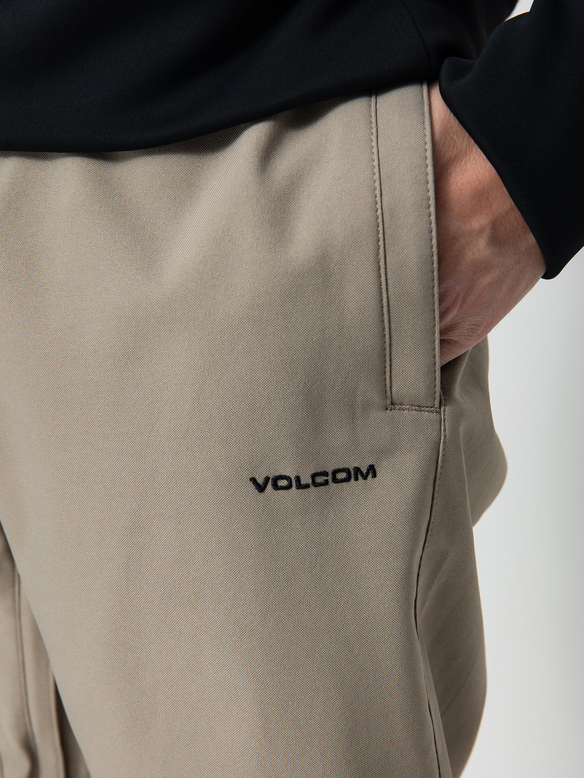 Pánske Snowboardové nohavice Volcom Freakin Snow Chino (dark khaki)