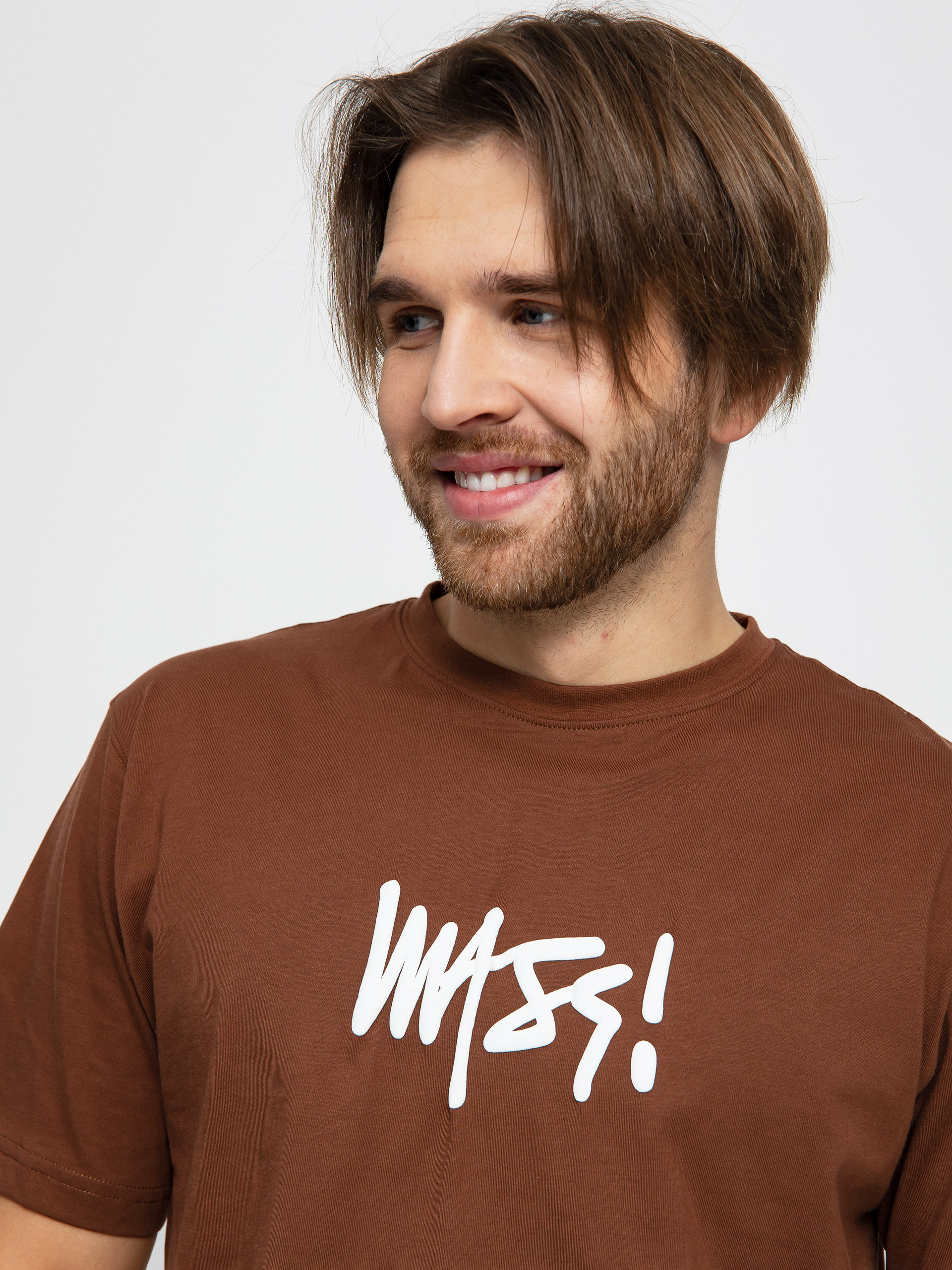 Tričko MassDnm Signature 3D (brown)