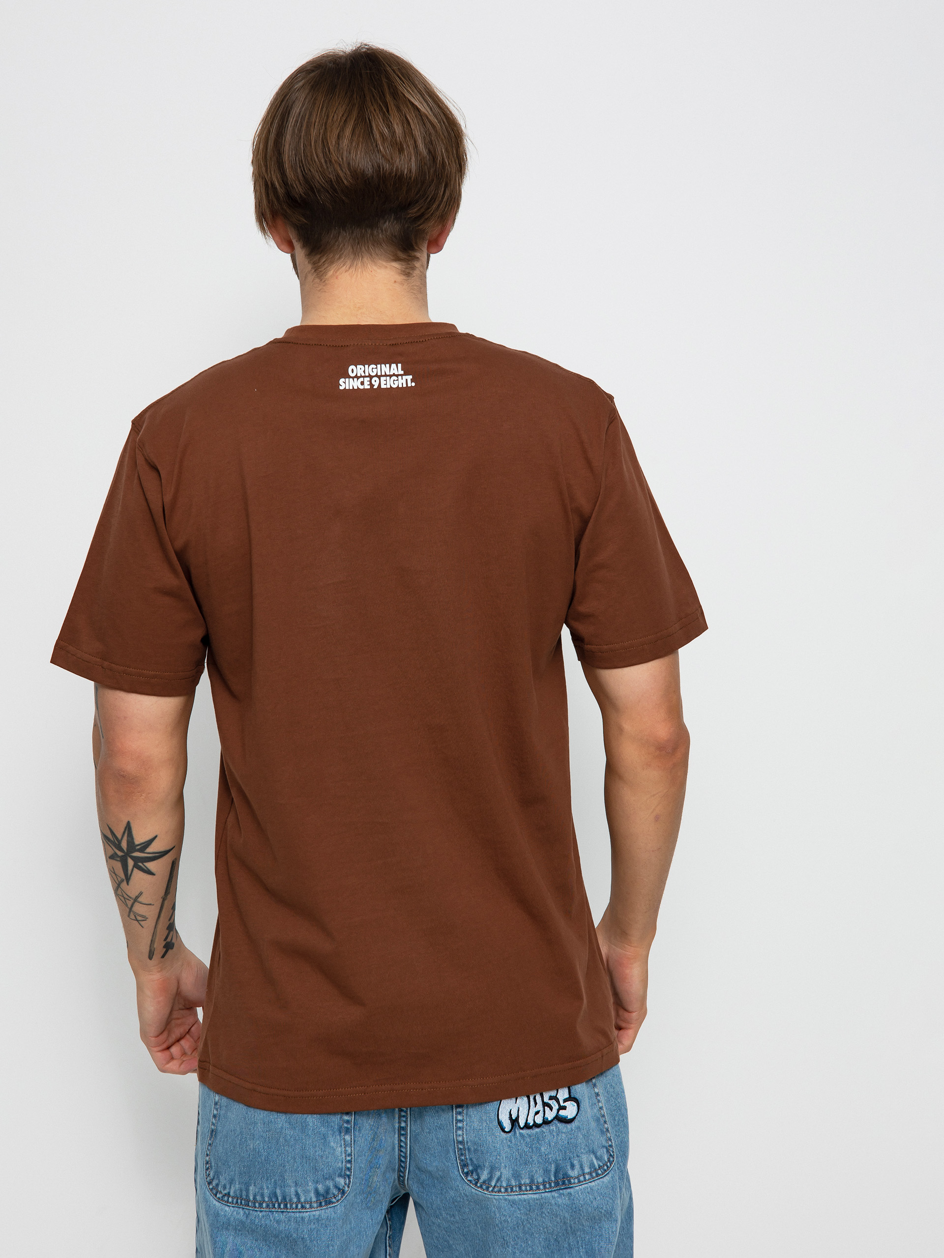 Tričko MassDnm Signature 3D (brown)