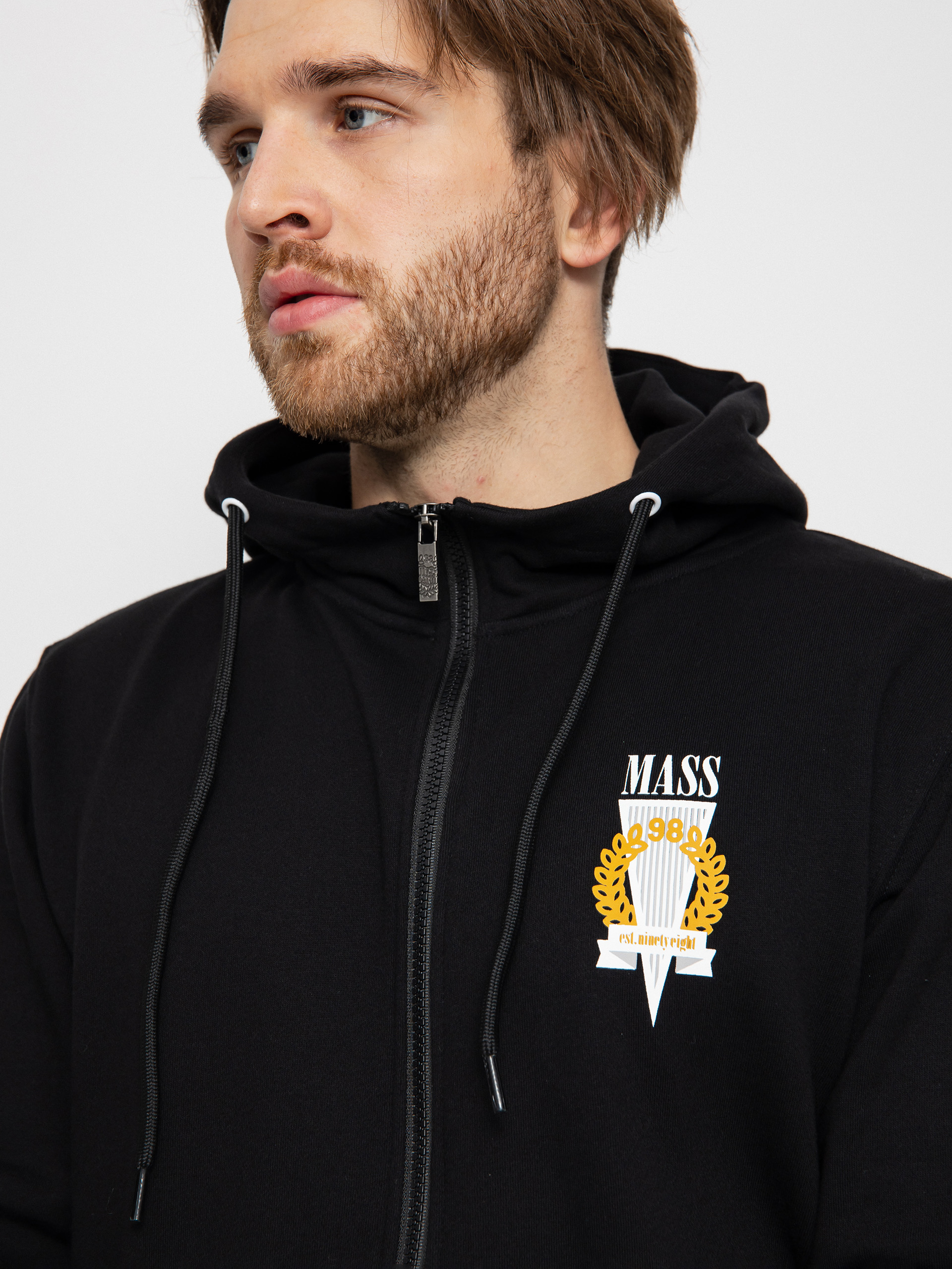 Mikina s kapucňou MassDnm Monopoly ZHD (black)