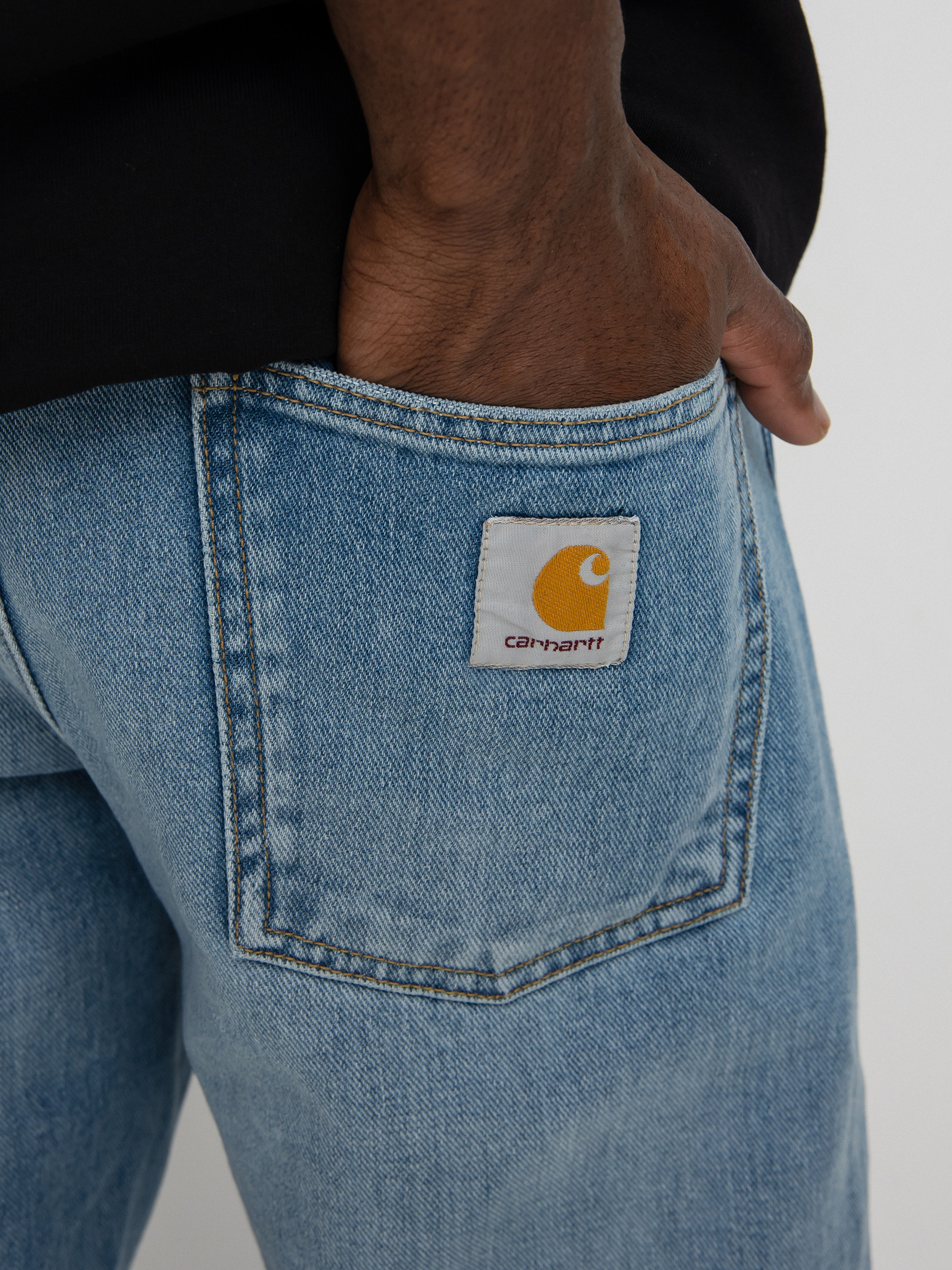 Nohavice Carhartt WIP Newel (blue)