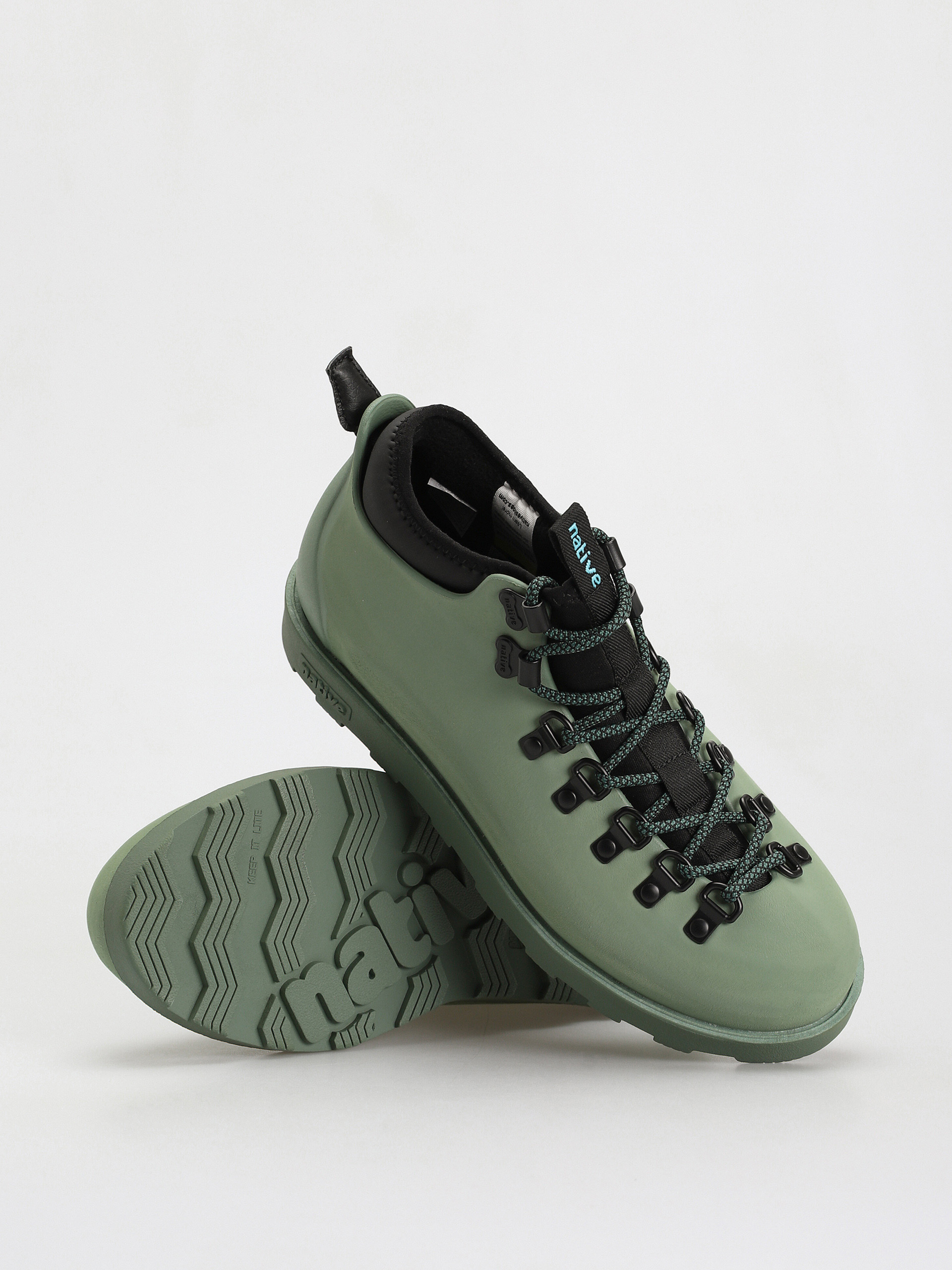 Zimné topánky Native Fitzsimmons Citylite (loch green/ivy green/jiffy black/ivy green laces)