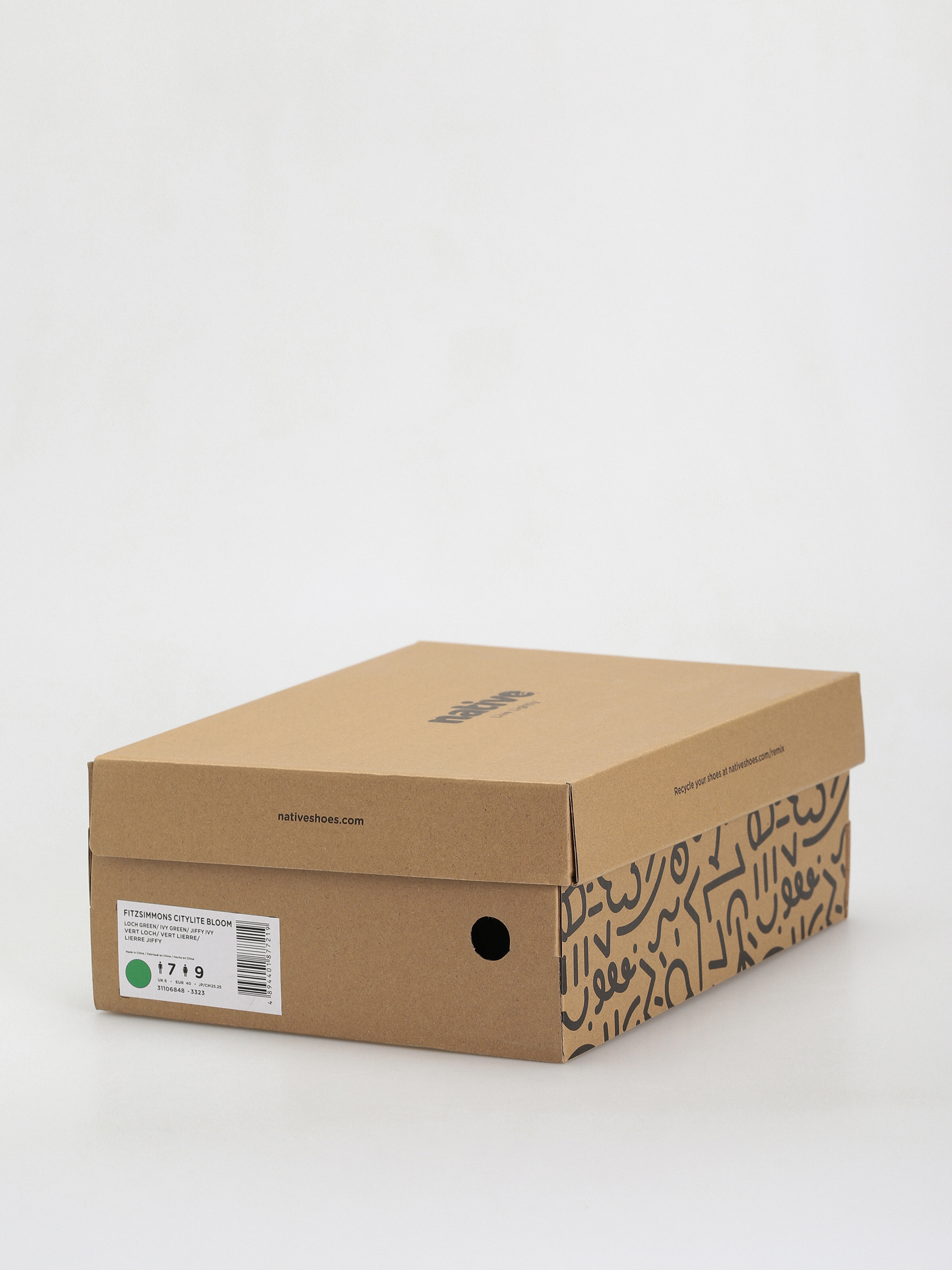 Zimné topánky Native Fitzsimmons Citylite (loch green/ivy green/jiffy black/ivy green laces)