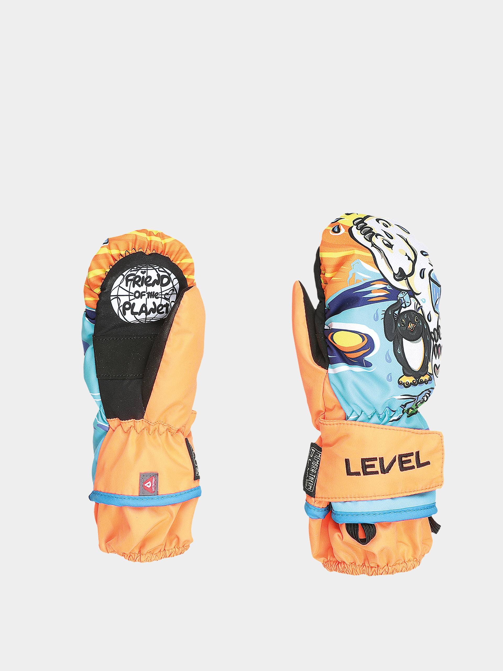 Rukavice Level Animal Rec JR (orange)