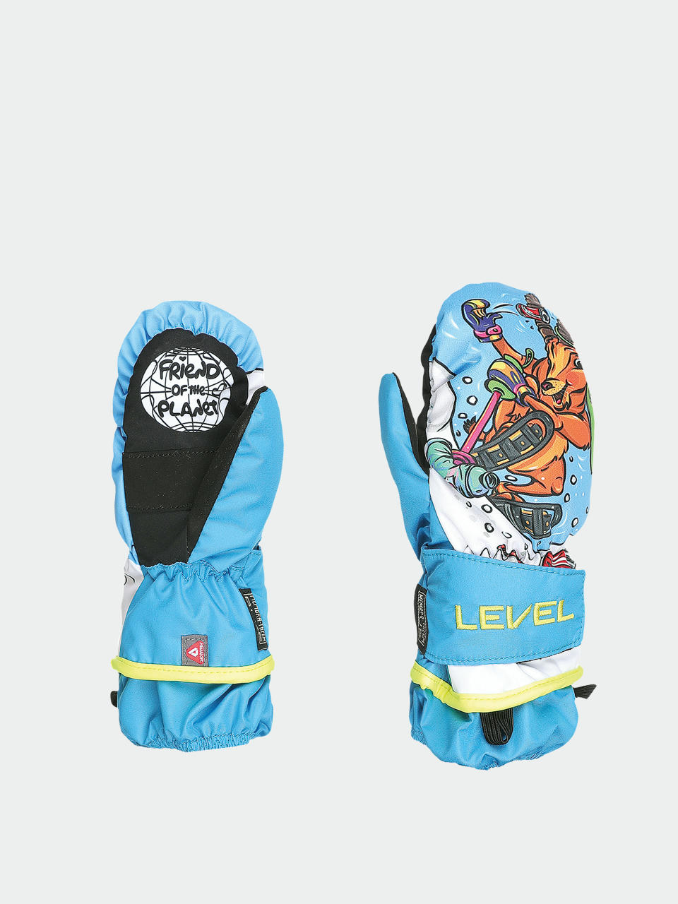 Rukavice Level Animal Rec JR (light blue)