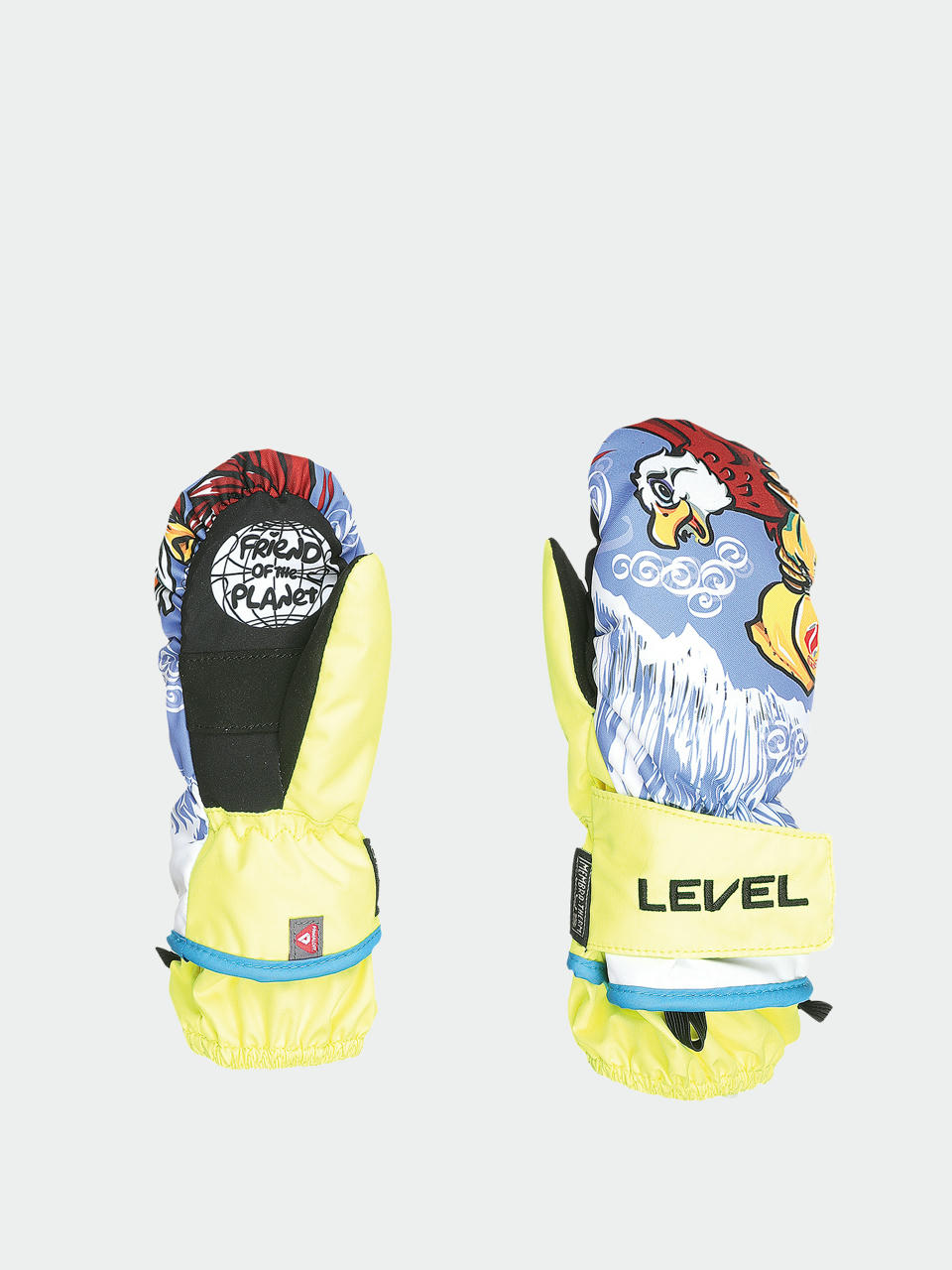 Rukavice Level Animal Rec JR (yellow)