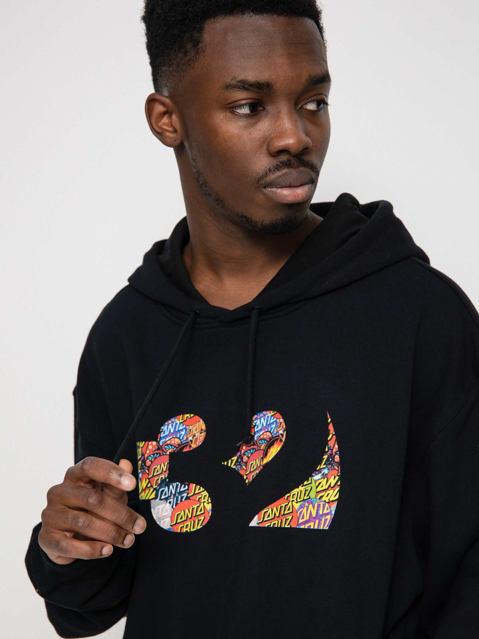 Pánska Termomikina  ThirtyTwo X Santa Cruz HD (black)