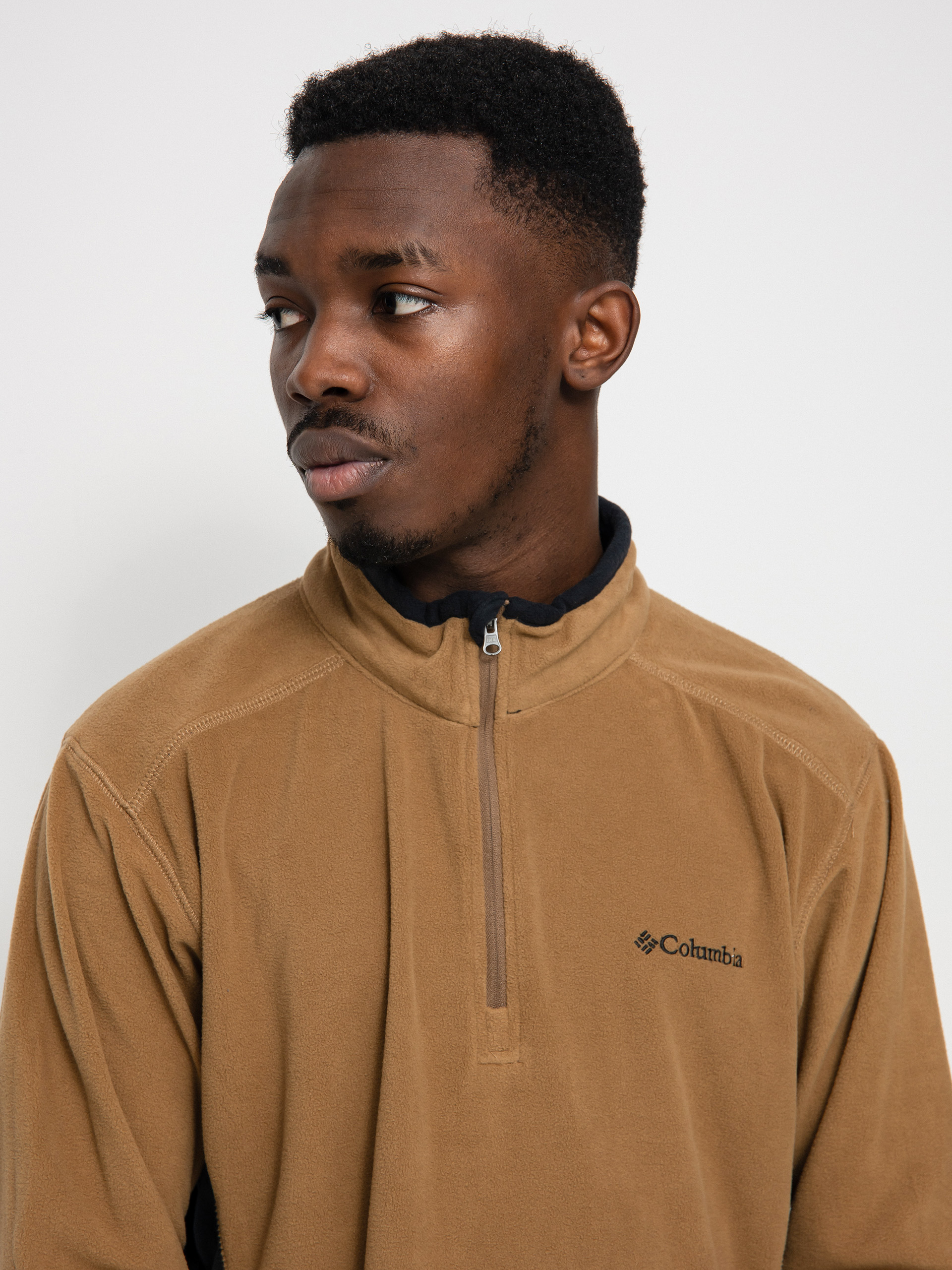 Pánsky Flísová mikina Columbia Klamath Range II Half Zip (delta black)