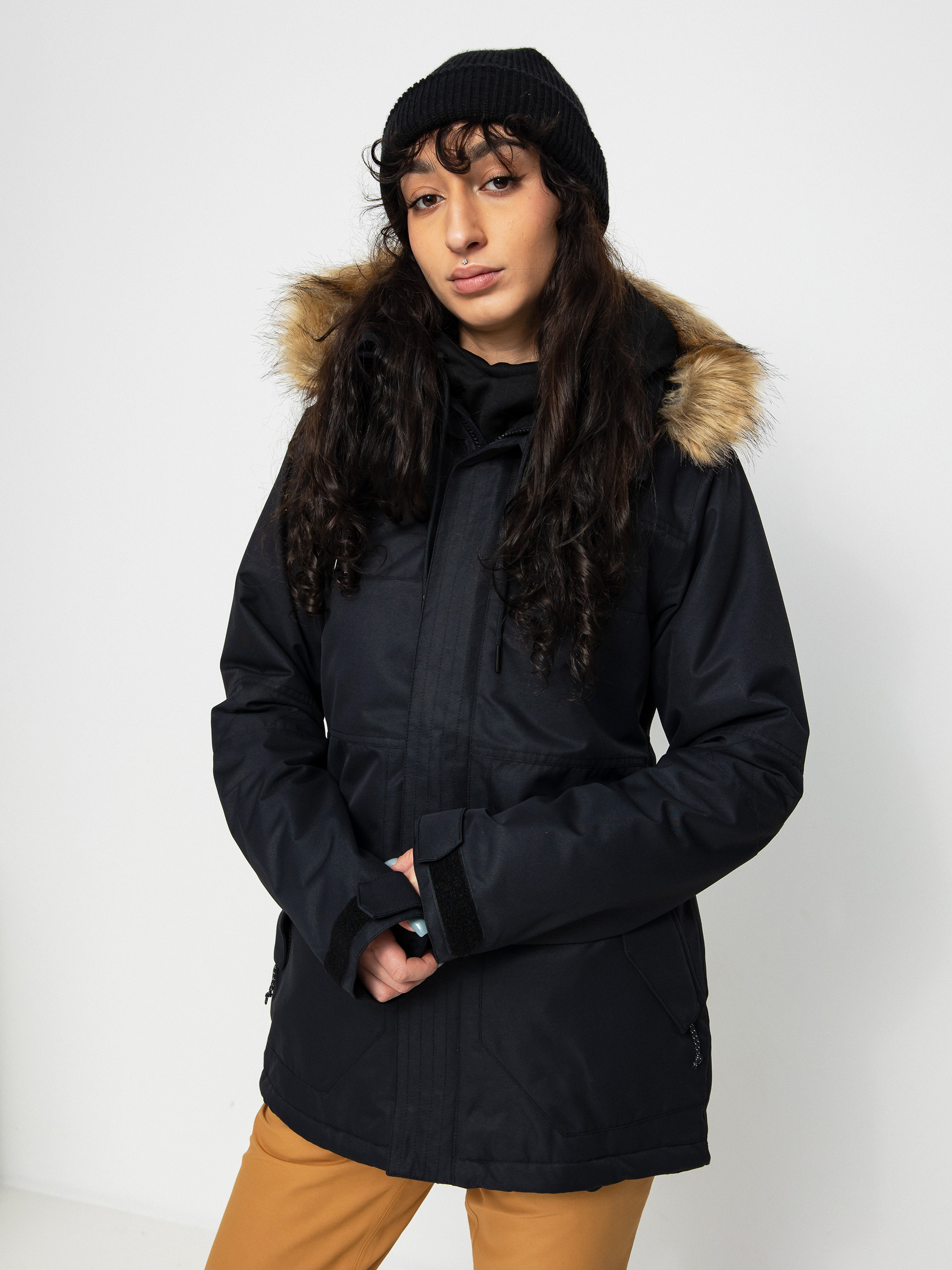 Dámska Snowboardová bunda Volcom Fawn Ins (black)