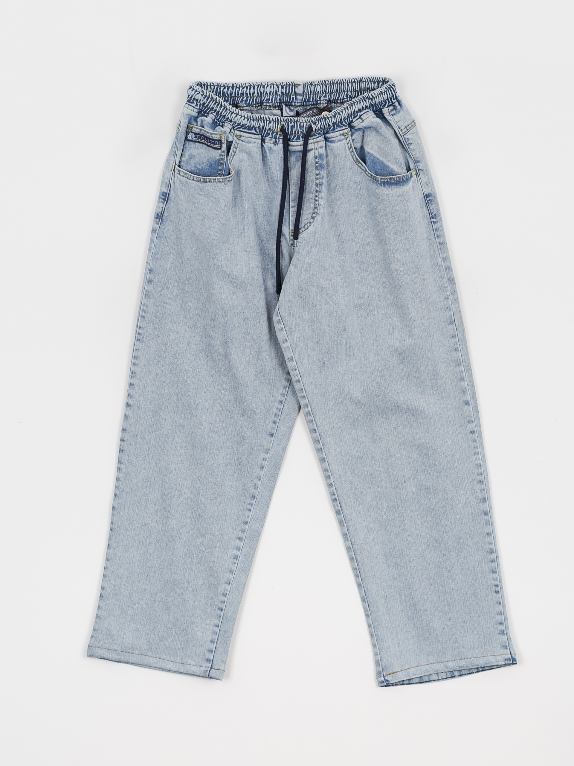 Nohavice Malita Jeans Log Sl (elastic blue)