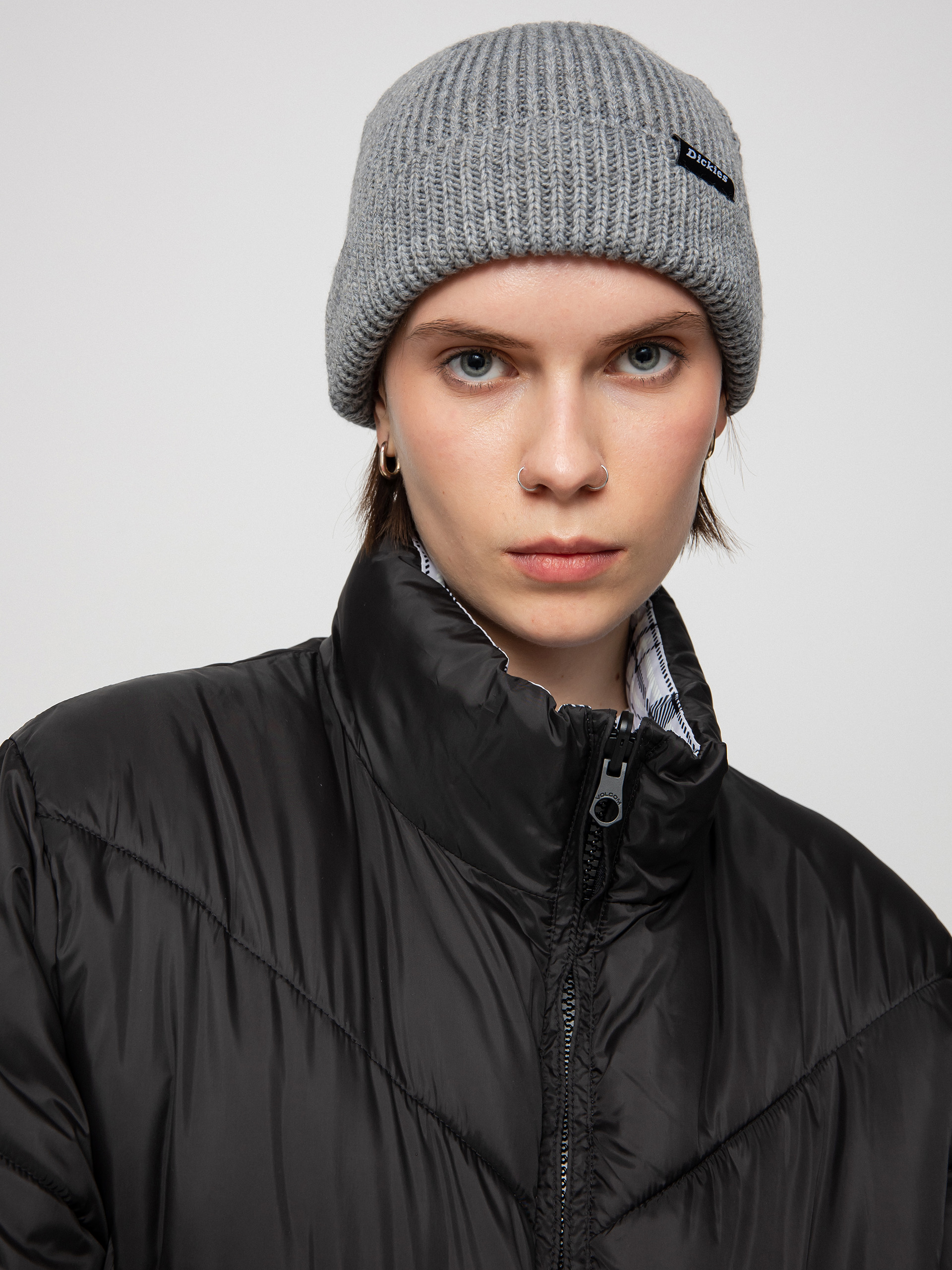 Bunda Volcom Down'N Puff Reversible Wmn (black)