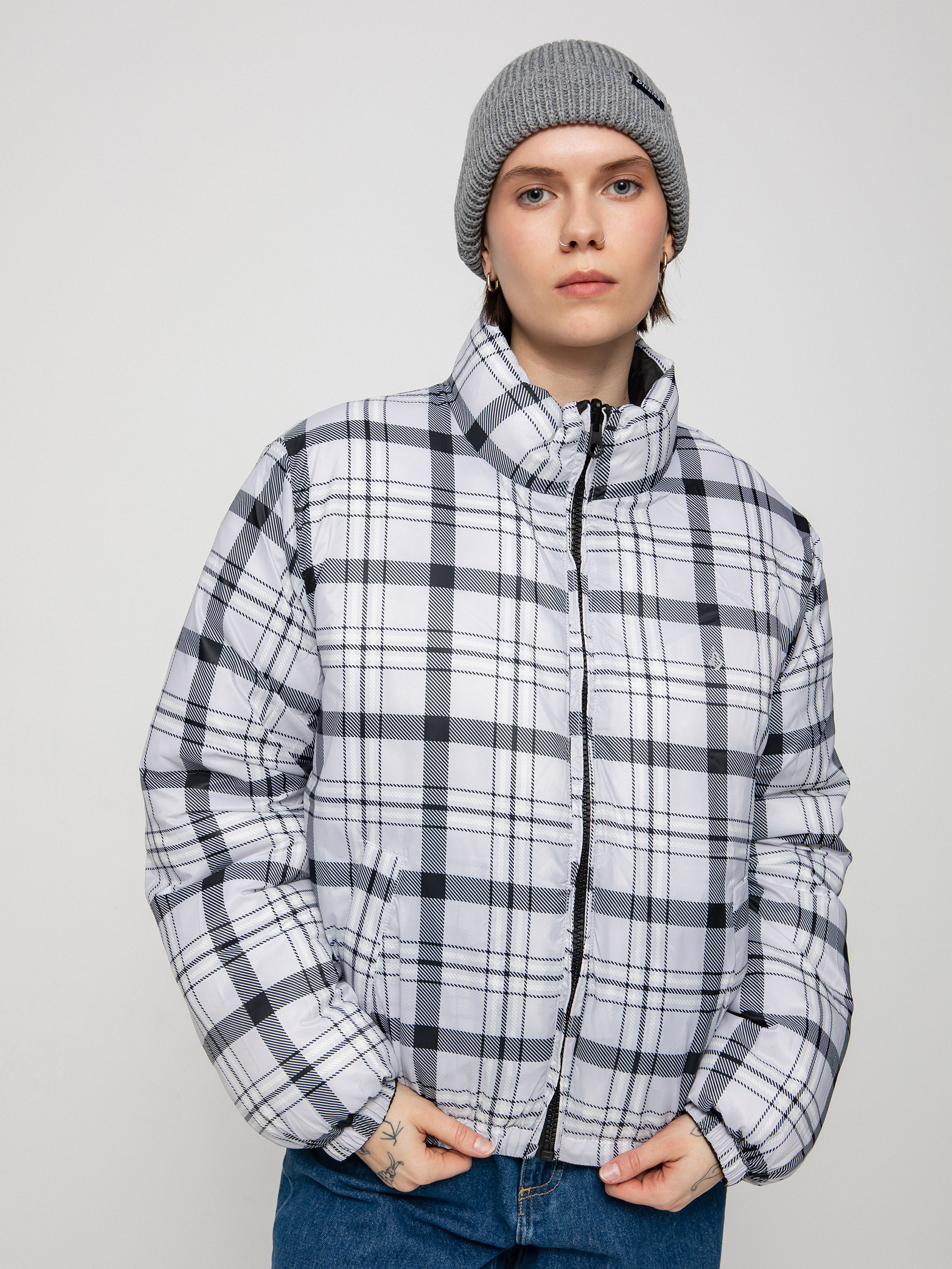 Bunda Volcom Down'N Puff Reversible Wmn (black)