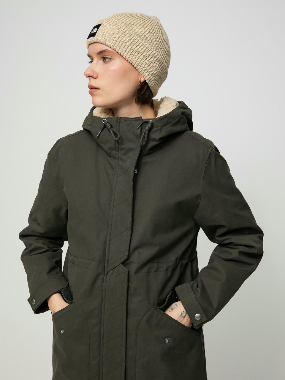 Bunda Volcom Less Is More 5K Parka Wmn (rinsed black)