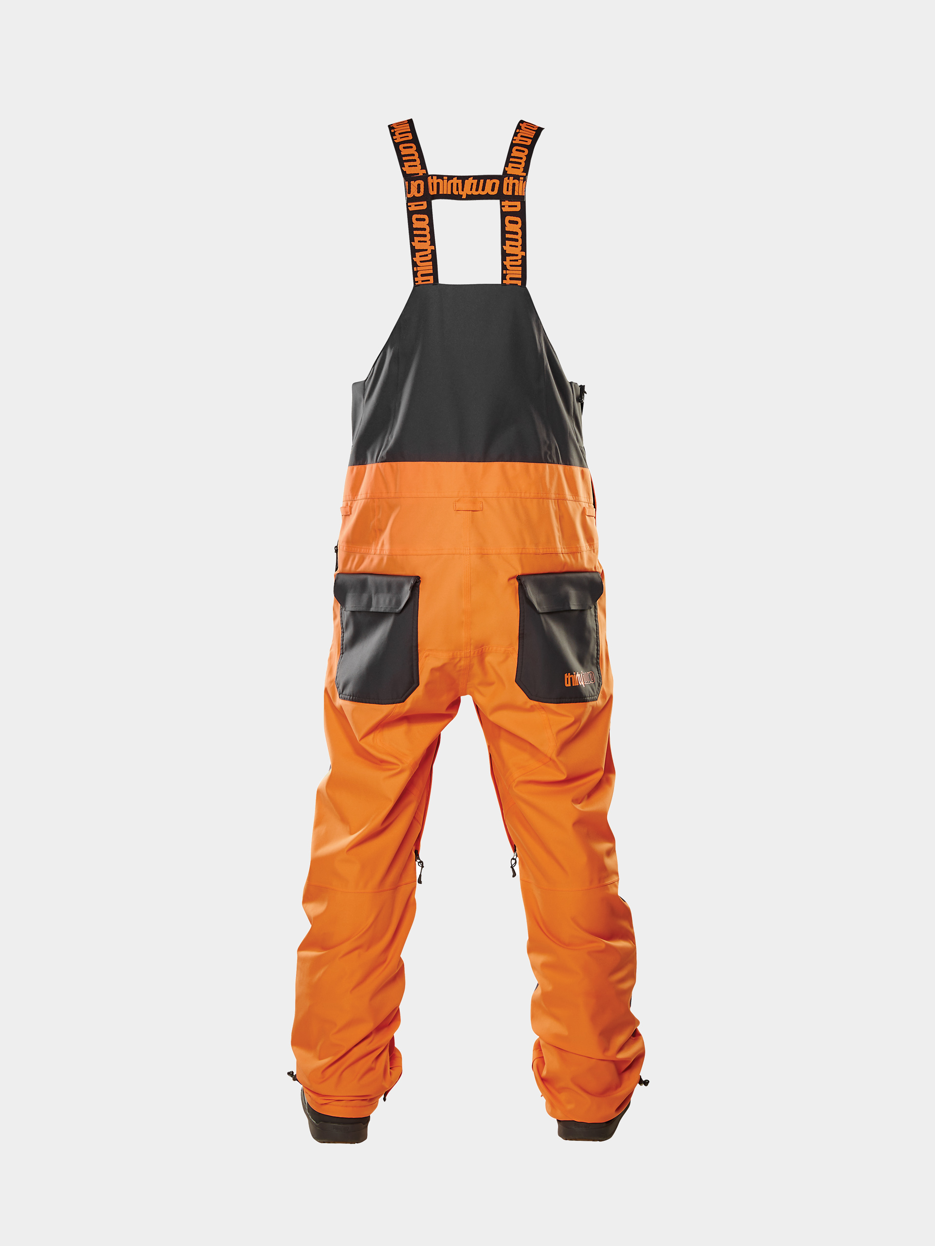 Pánske Snowboardové nohavice ThirtyTwo Basement Bib (orange)