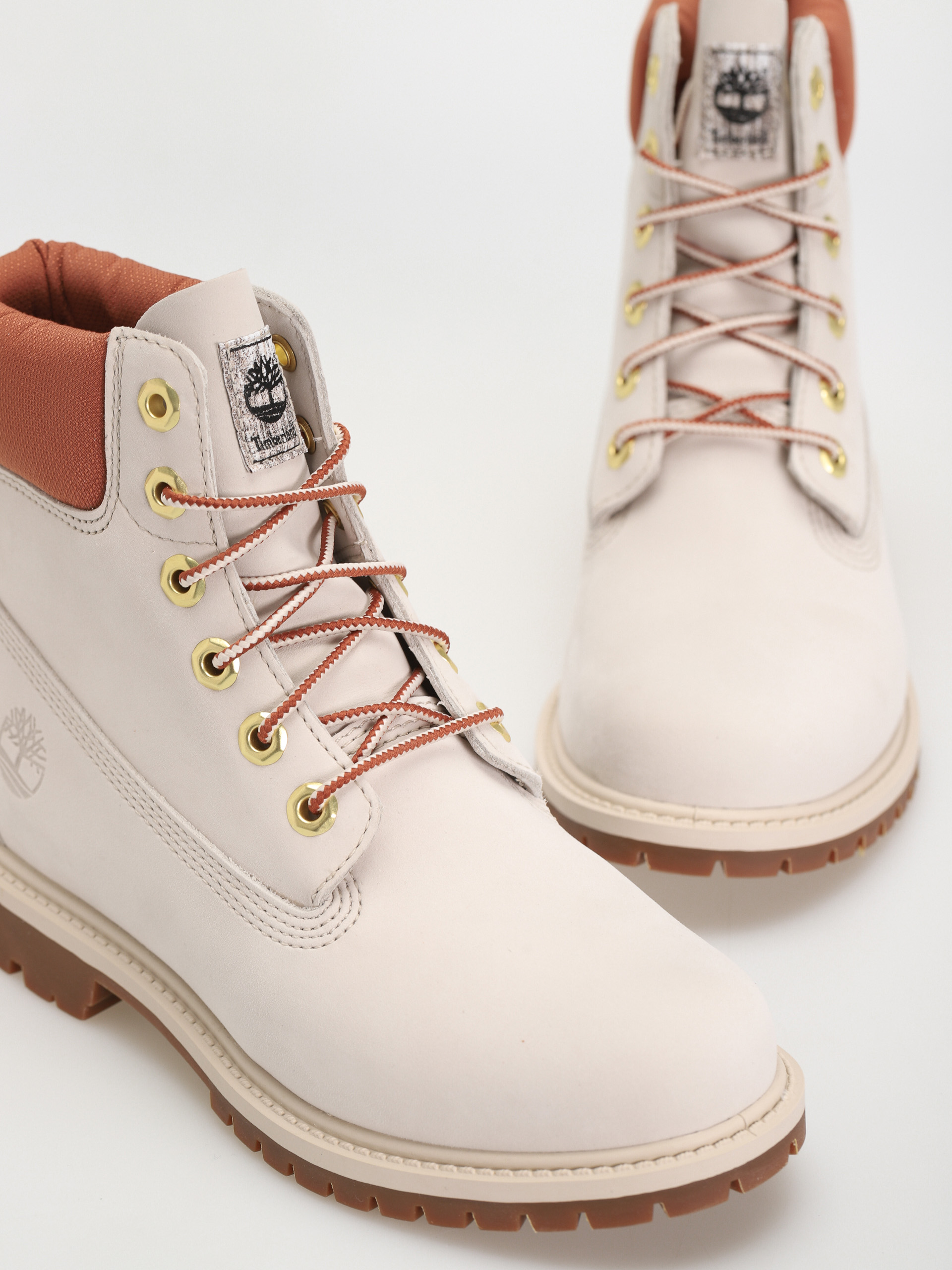 Topánky Timberland 6In Hert Bt Cupsole Wmn (white nubuck)