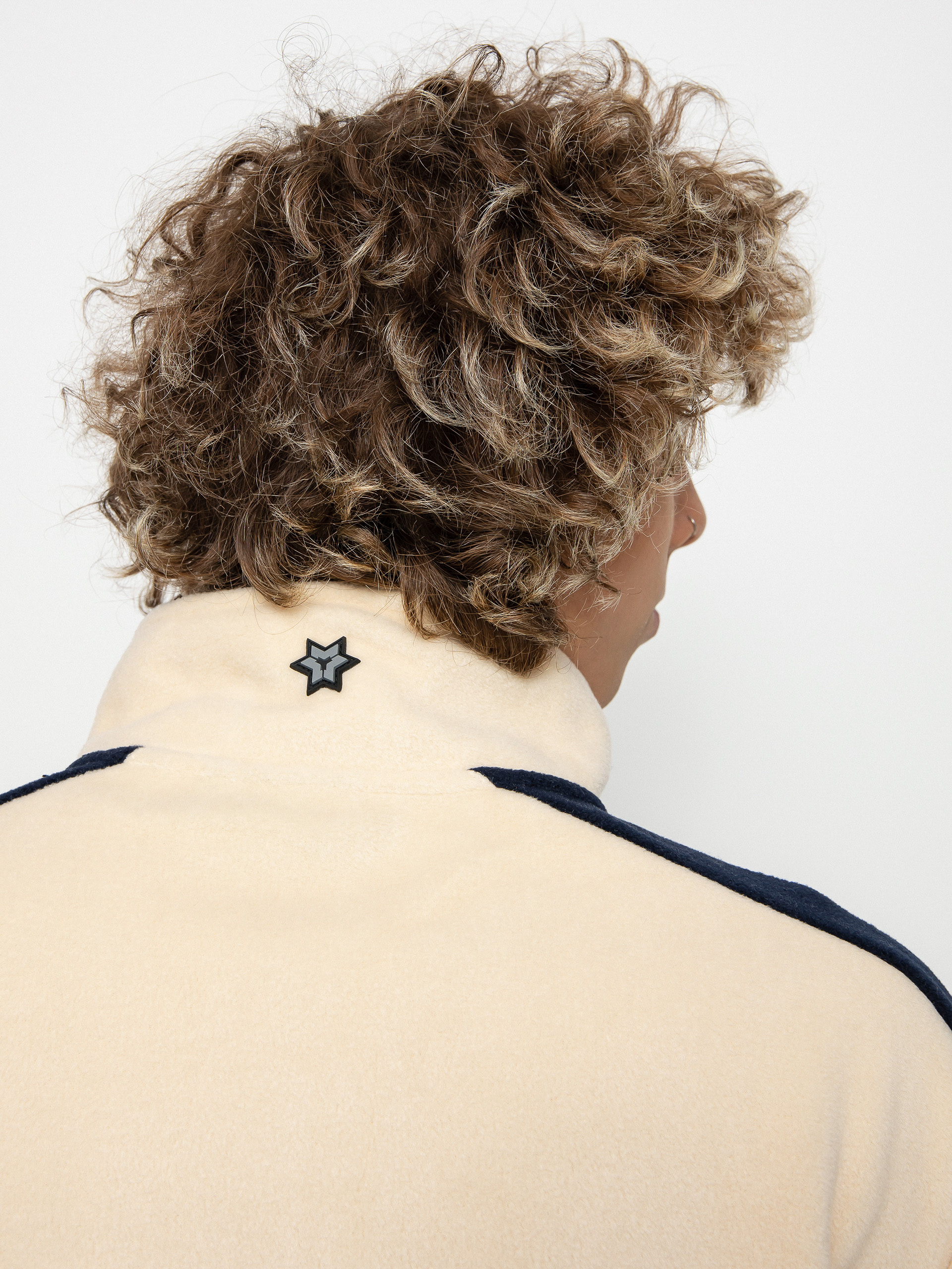 Pánsky Flisová mikina Method Fast Times 1/4 Zip (oat/navy)