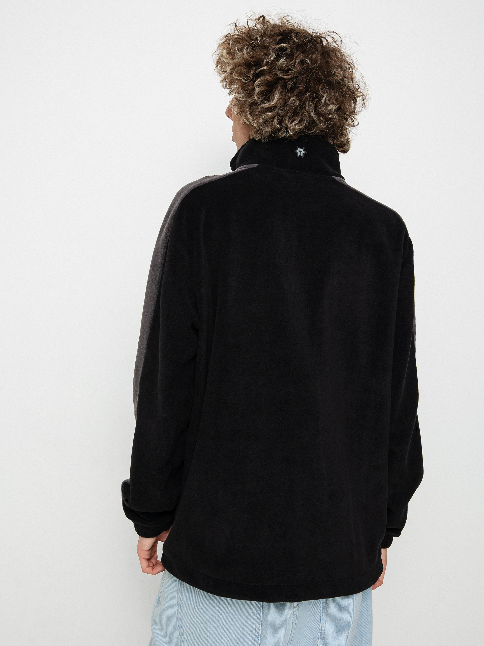 Pánsky Flisová mikina Method Fast Times 1/4 Zip (black/dark grey)