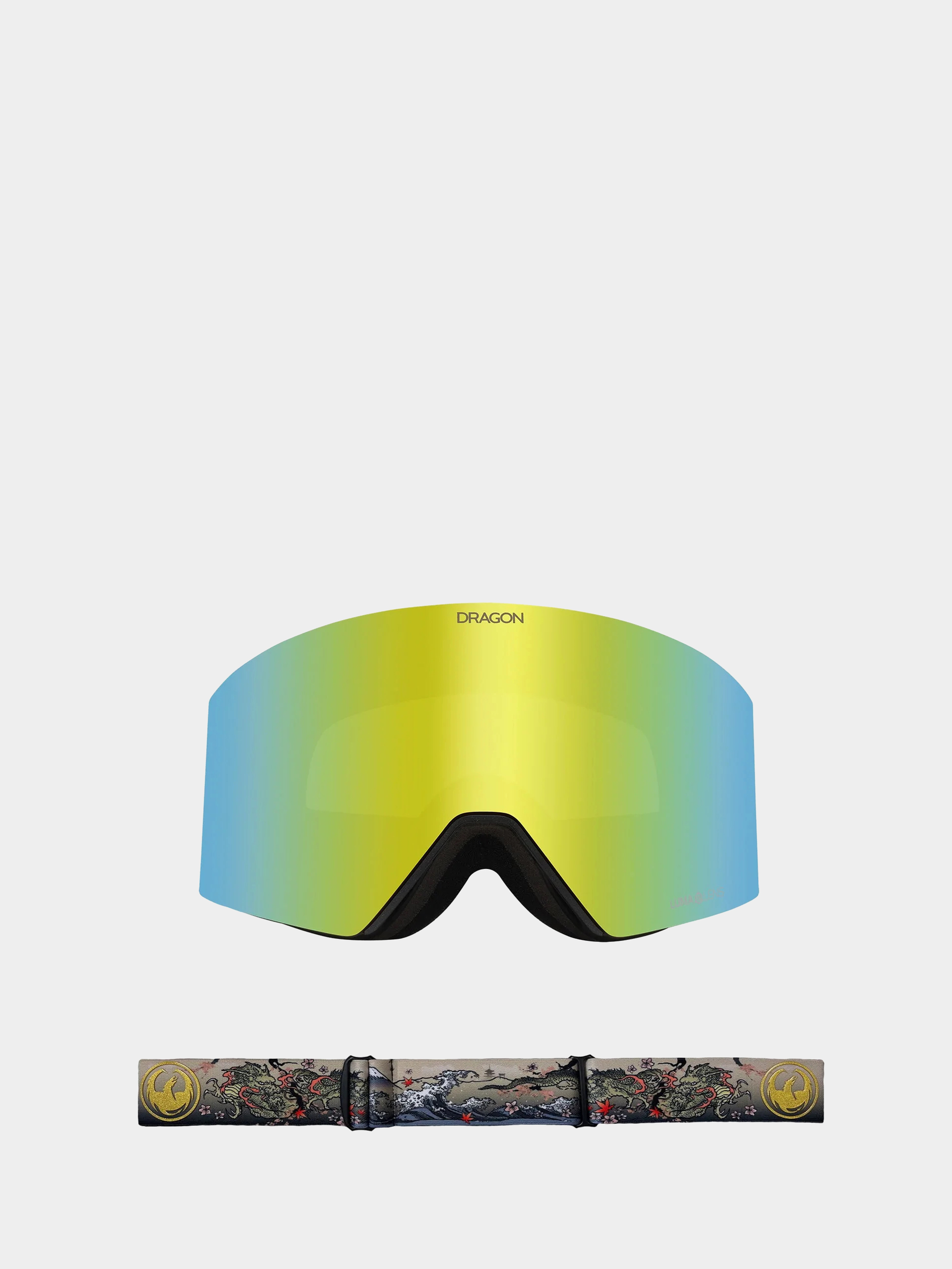 Snowboardové okuliare Dragon RVX MAG OTG (edo/lumalens gold ion/lumalens light rose)