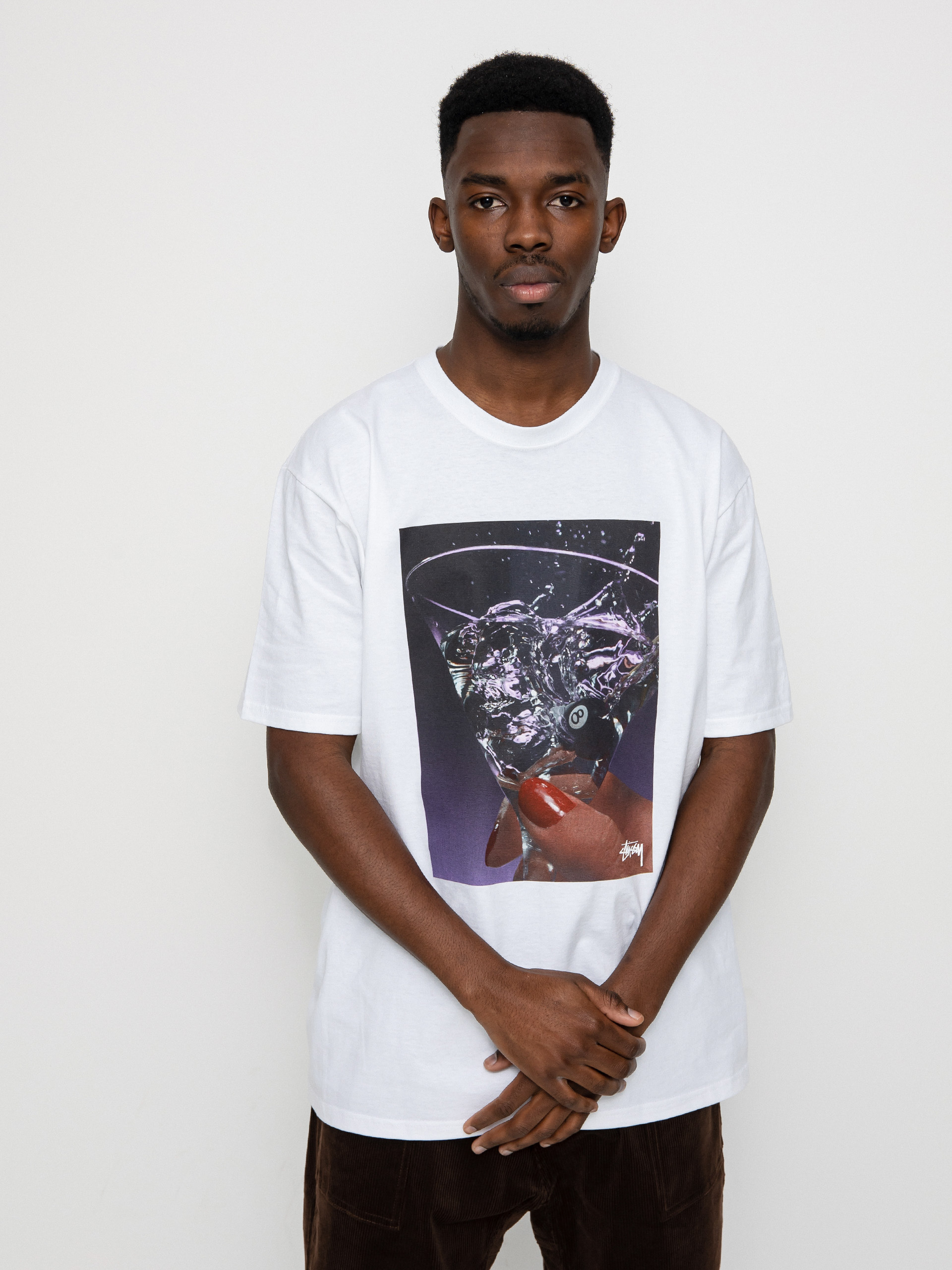 martini tee stussy