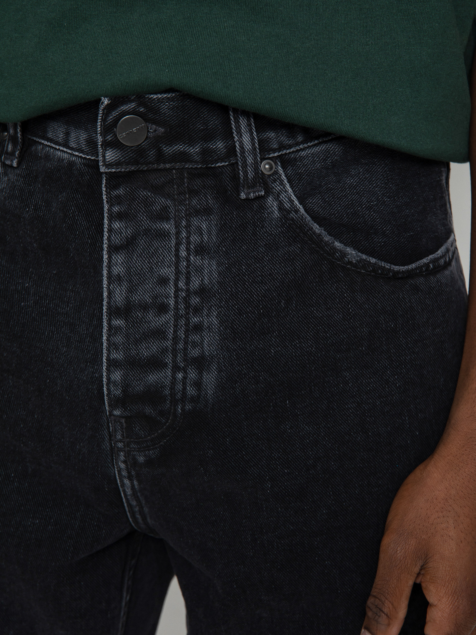 Nohavice Carhartt WIP Newel (black)