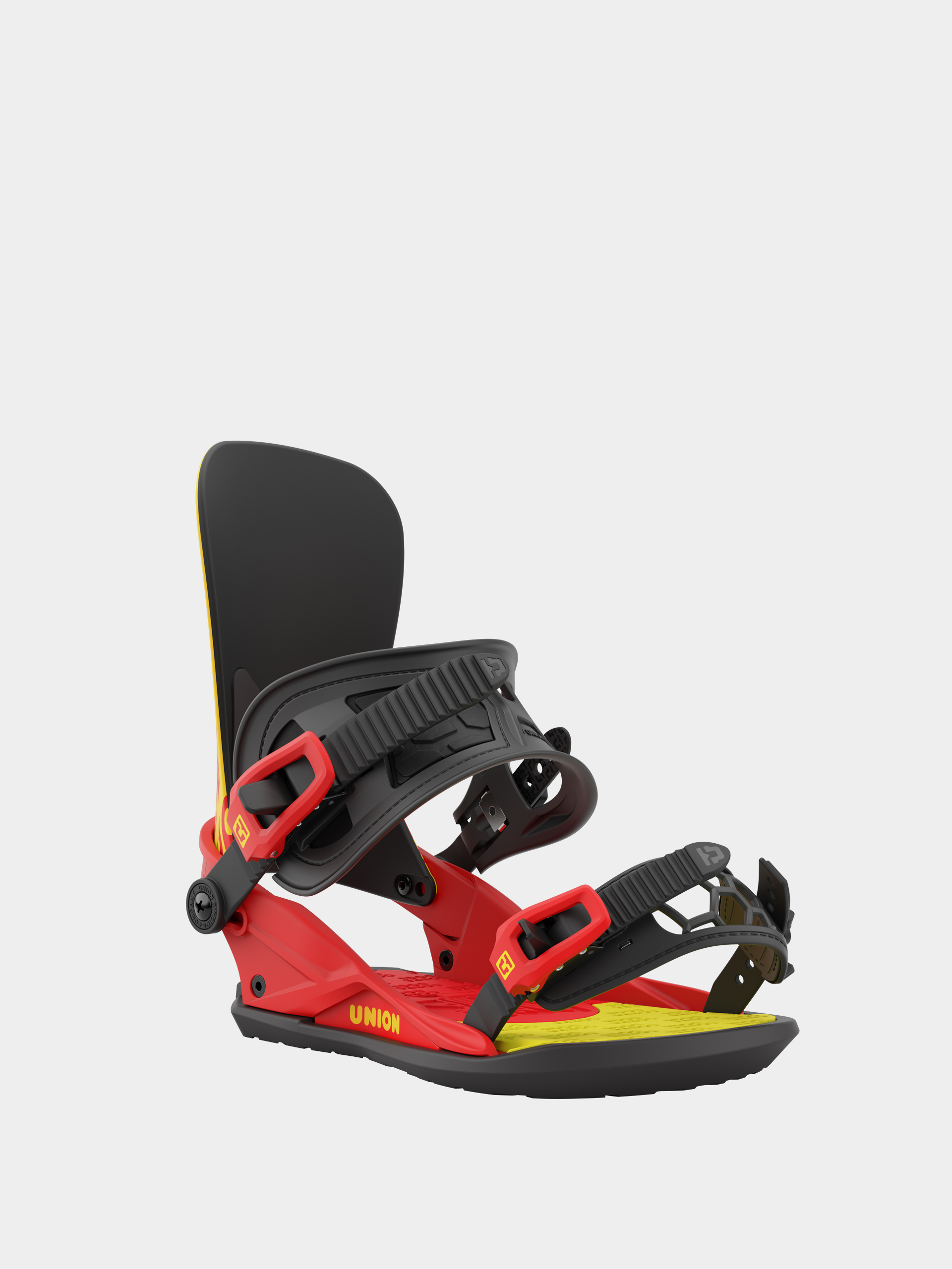 Pánske Snowboardové viazanie Union Strata x Cobra Dogs (yellow red)