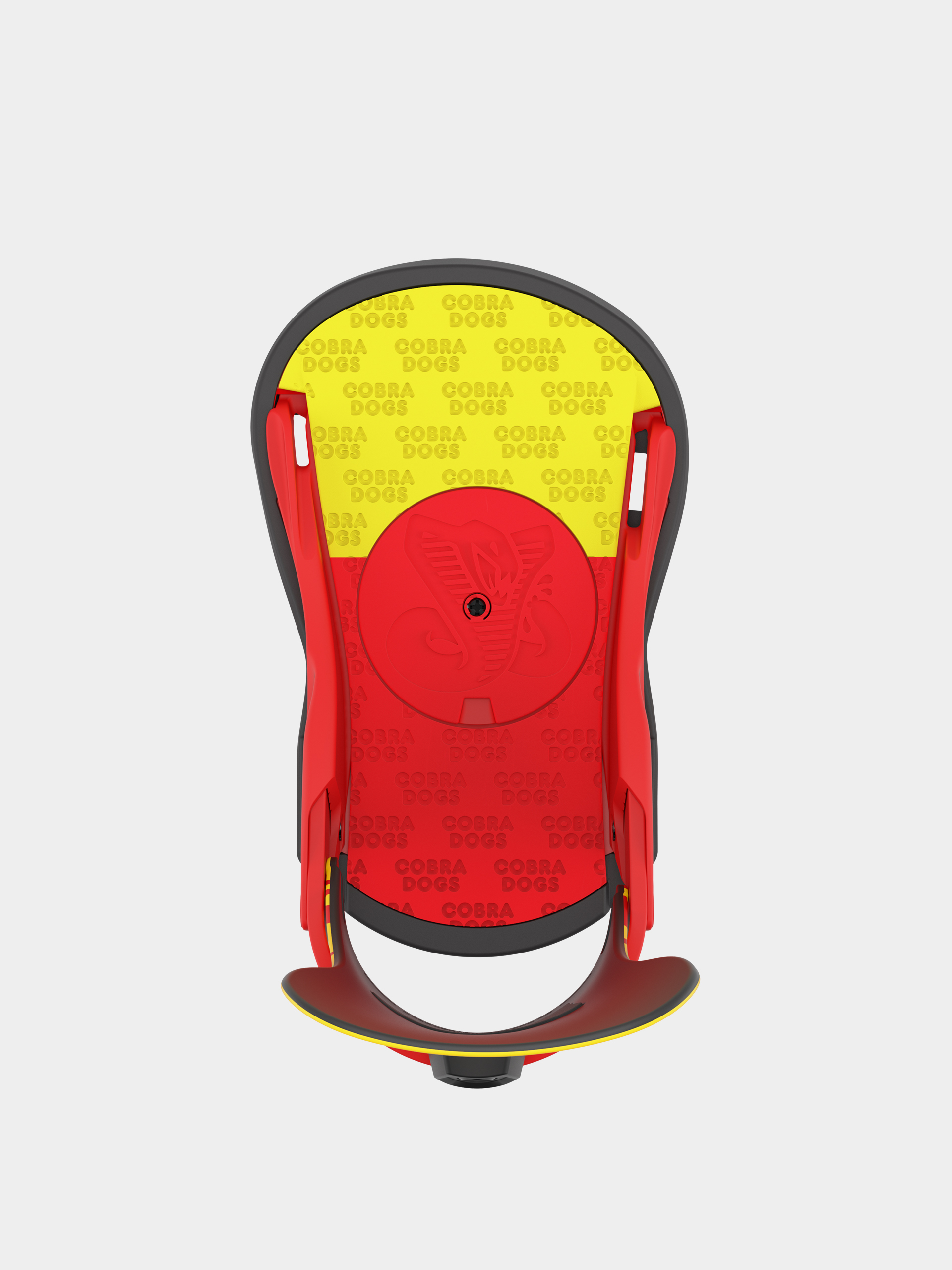 Pánske Snowboardové viazanie Union Strata x Cobra Dogs (yellow red)