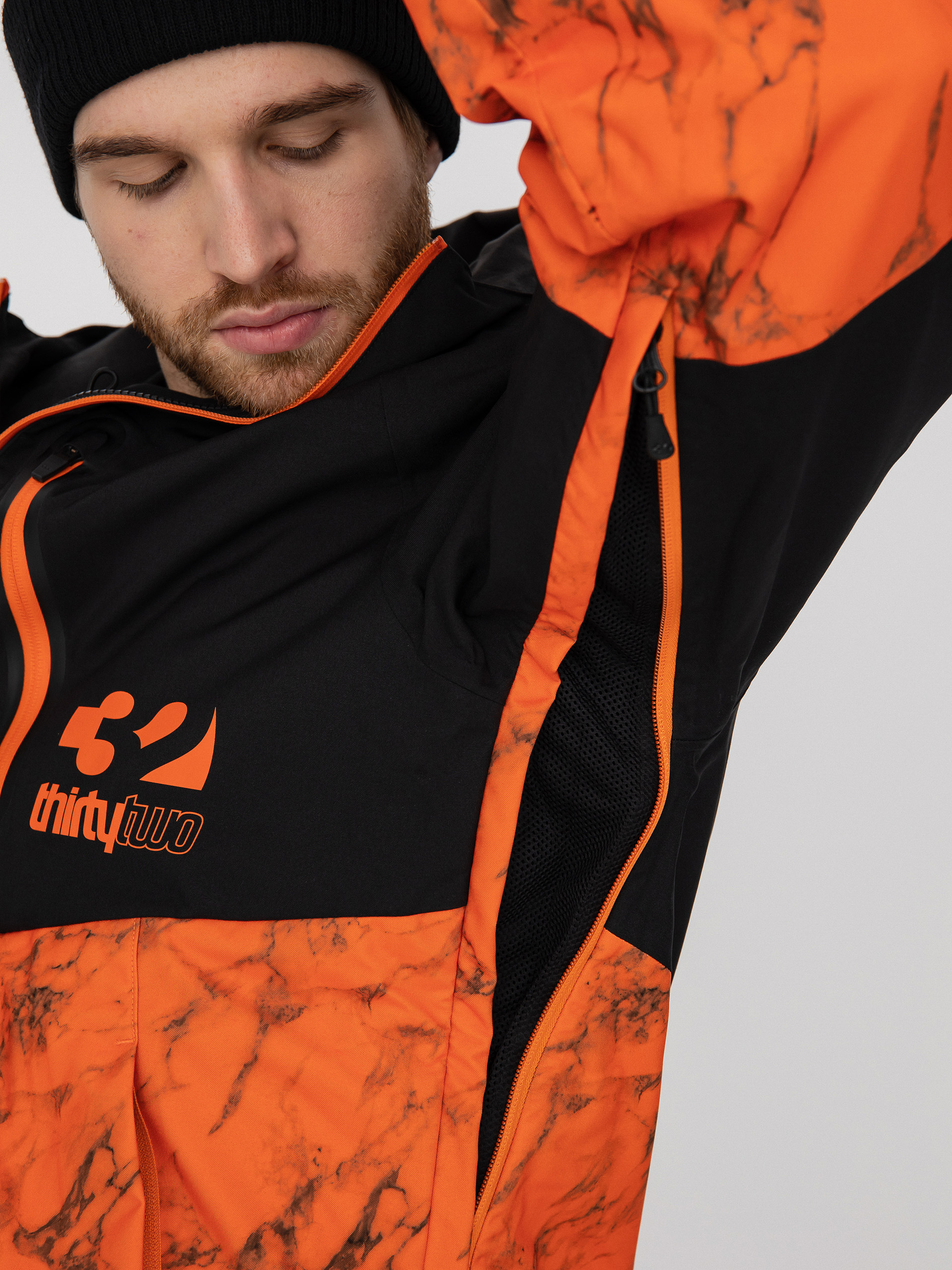 Pánska Snowboardová bunda ThirtyTwo Tm 3 (black/orange)
