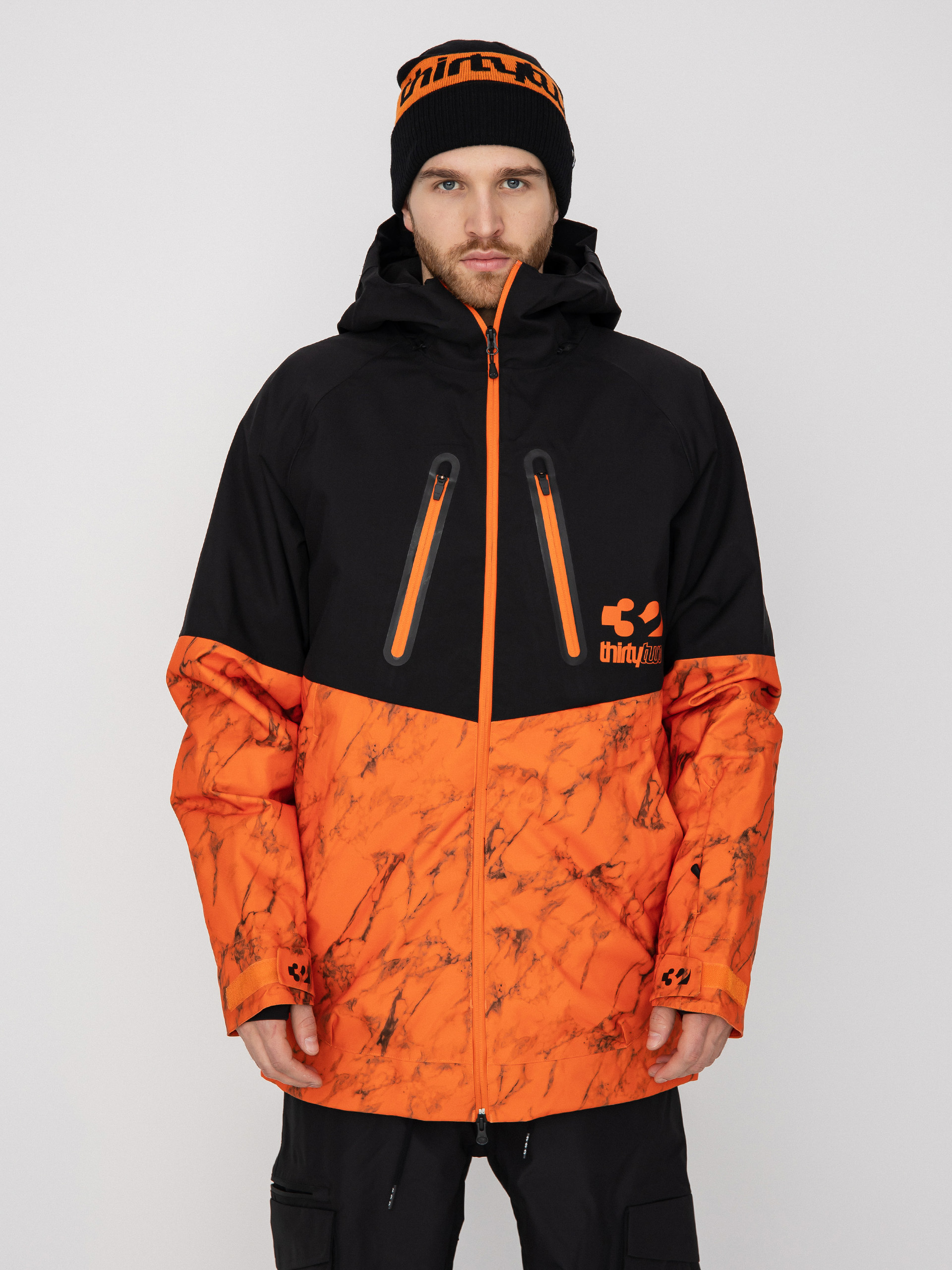 Pánska Snowboardová bunda ThirtyTwo Tm 3 (black/orange)